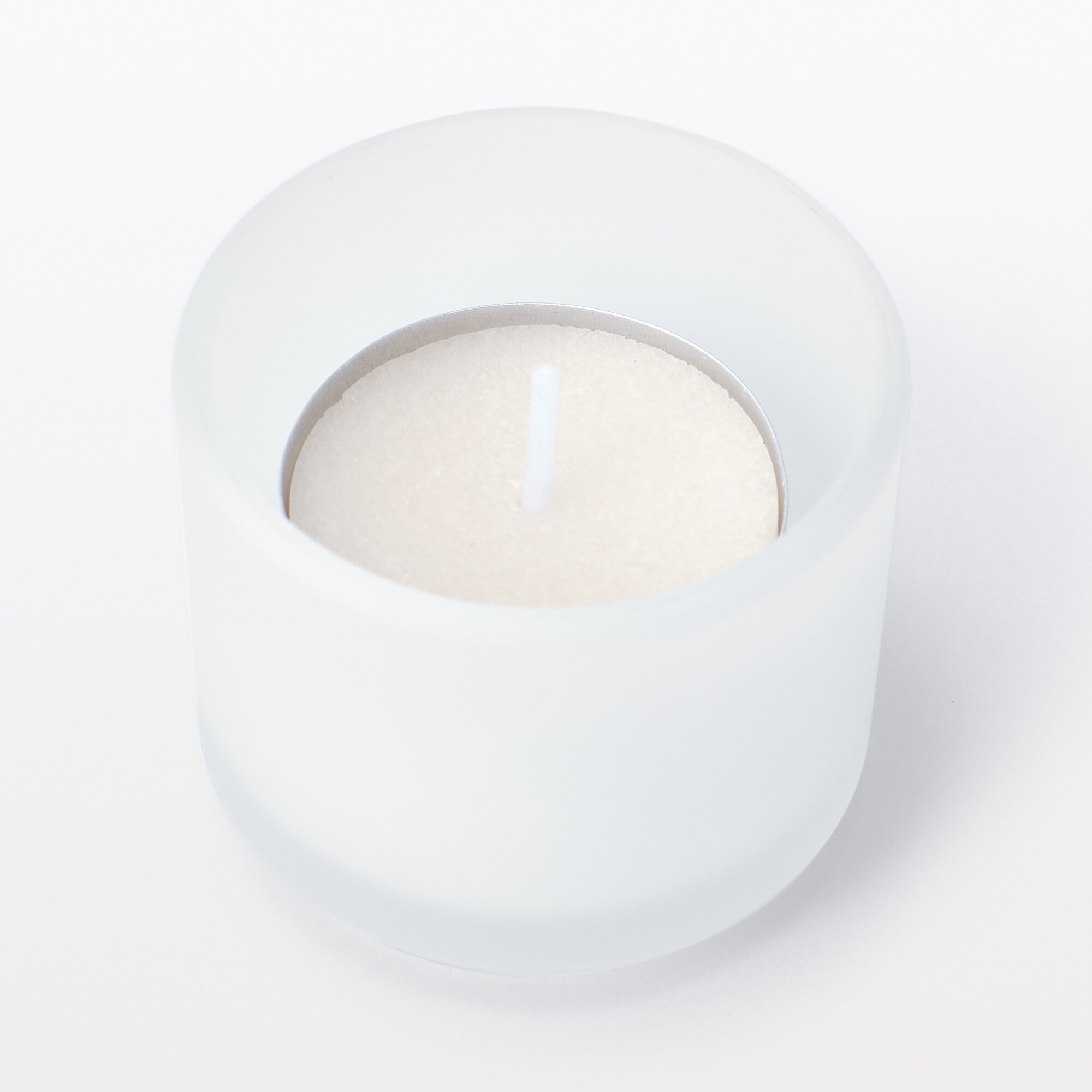 重なるキャンドルホルダー　フロスト