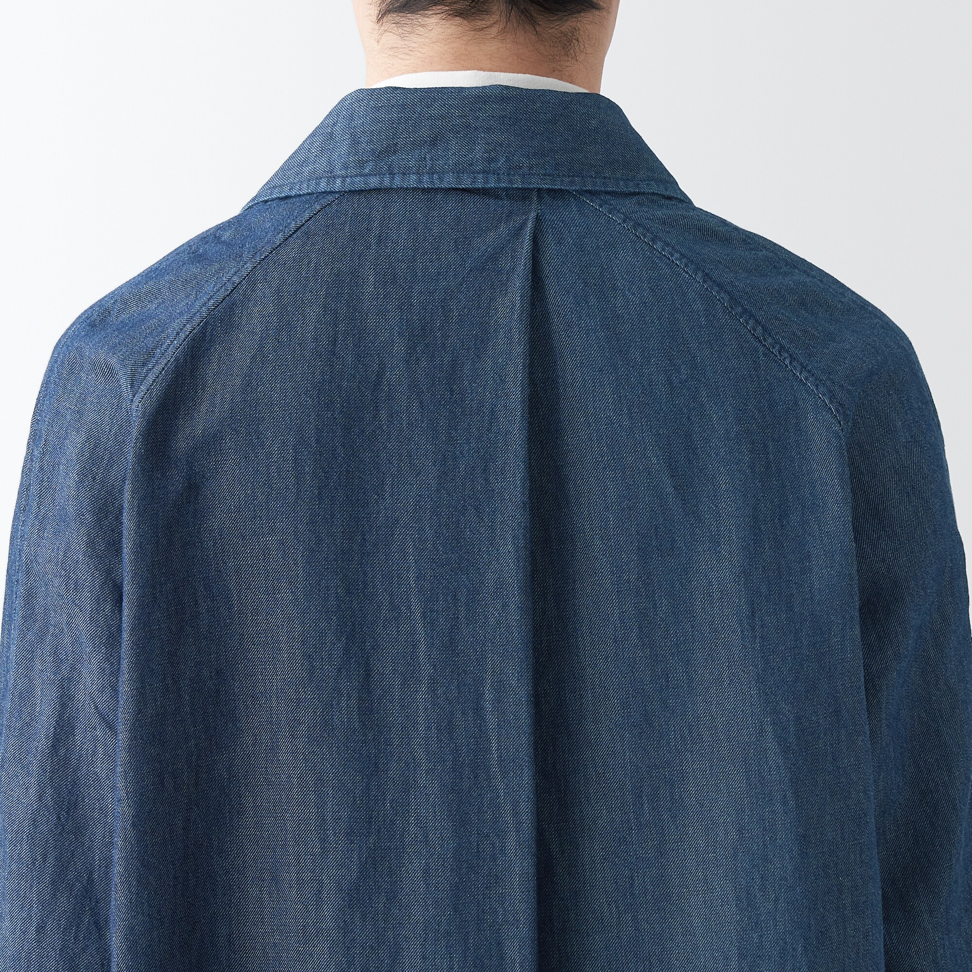 ラミーコットンデニムコート（紳士）