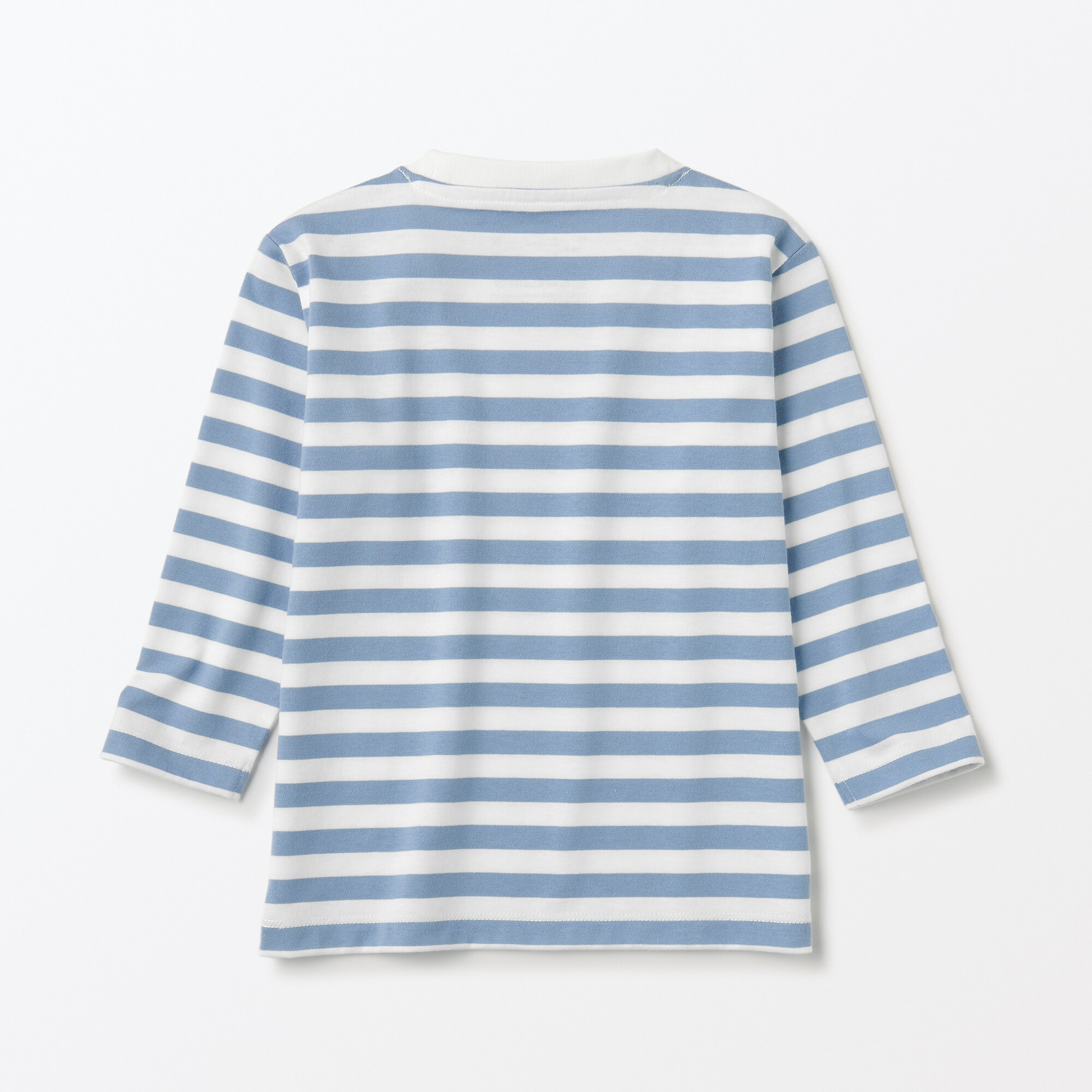 あたまするっとクルーネック長袖Ｔシャツ（ボーダー）（ベビー）