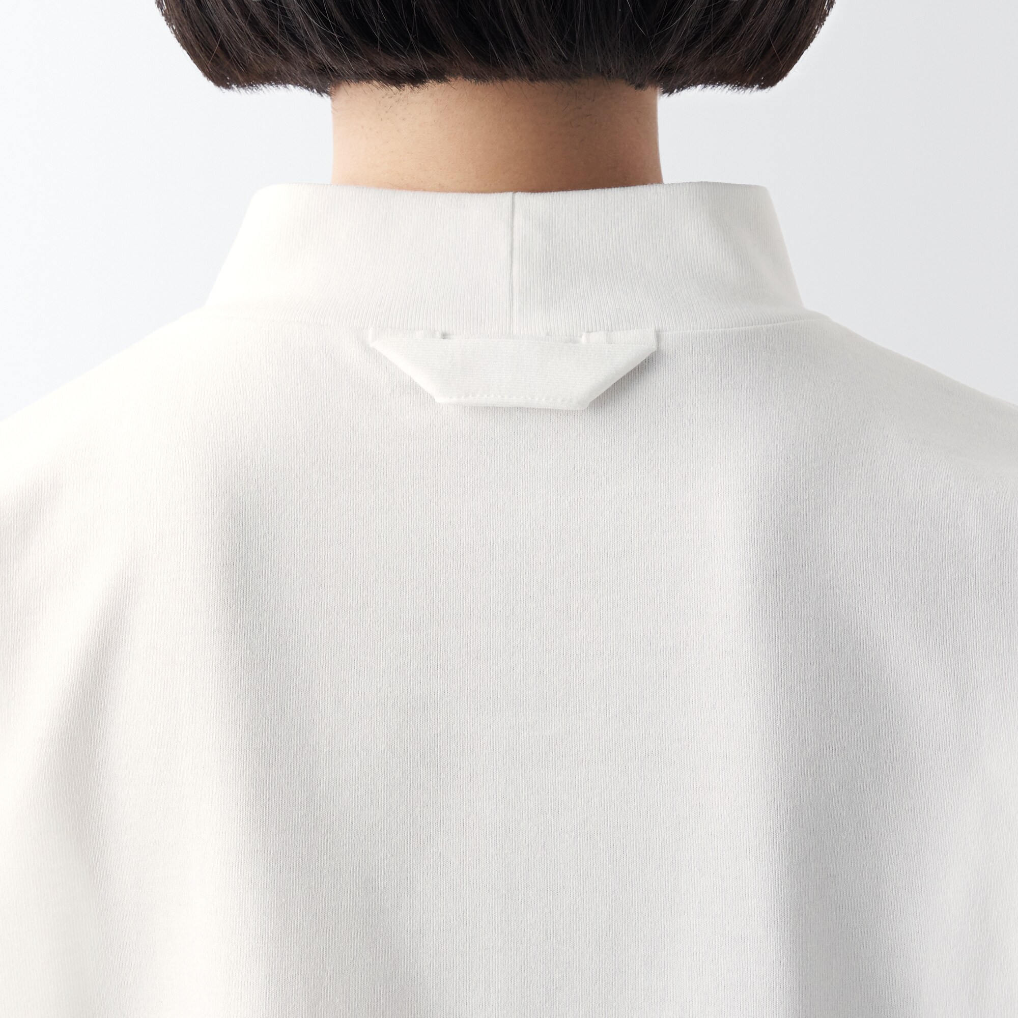 天竺編みハイネック長袖Ｔシャツ