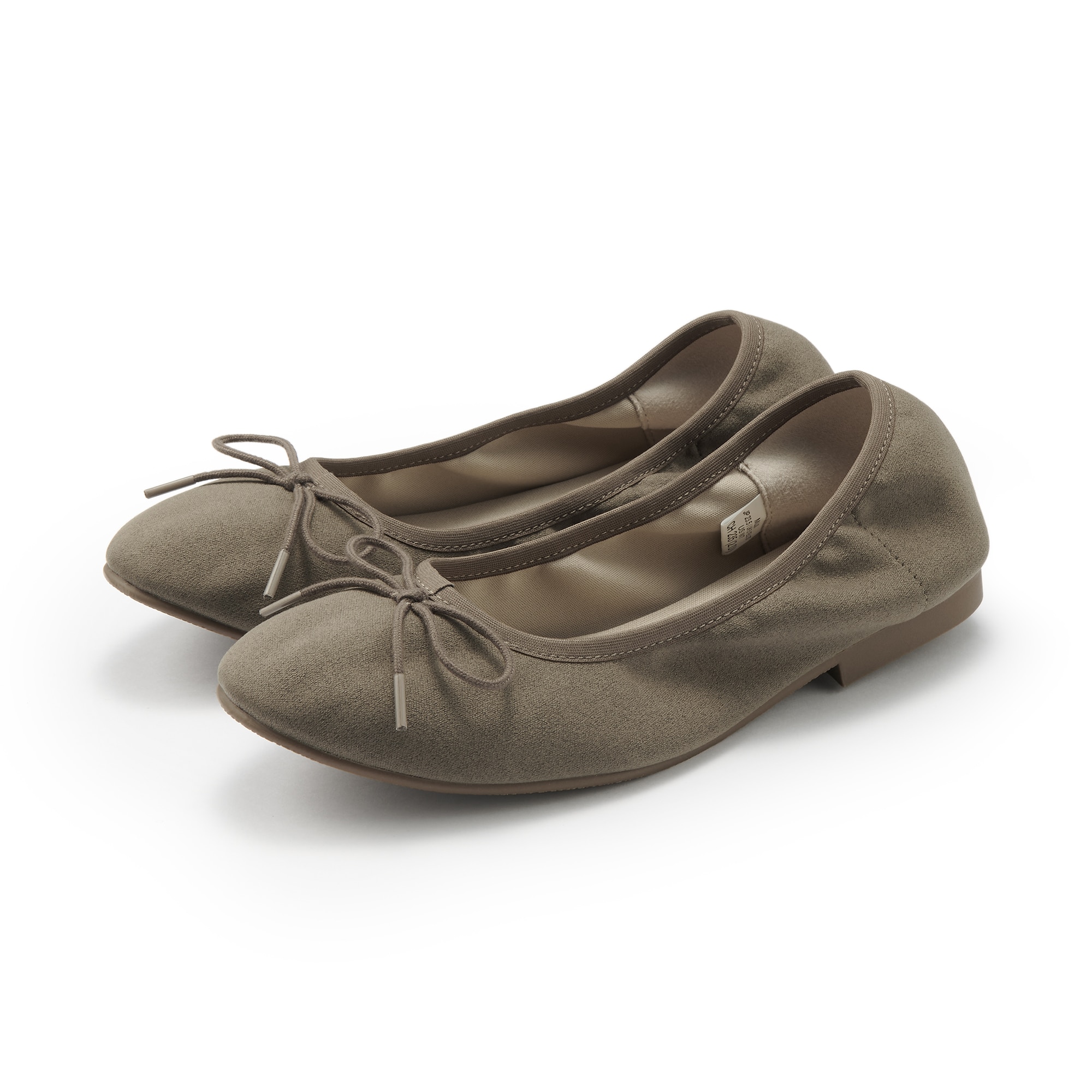 婦人　撥水リボンバレエシューズ
