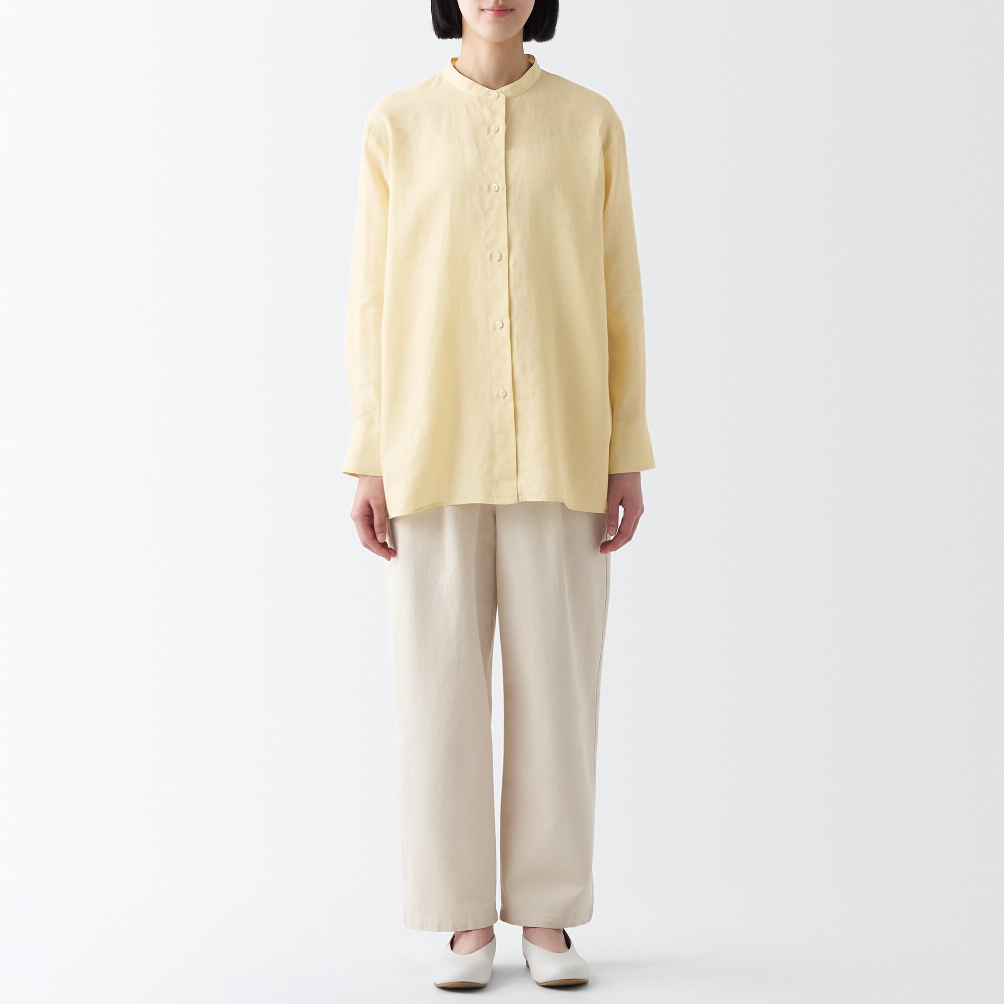 細番手ラミーブラウス（婦人）