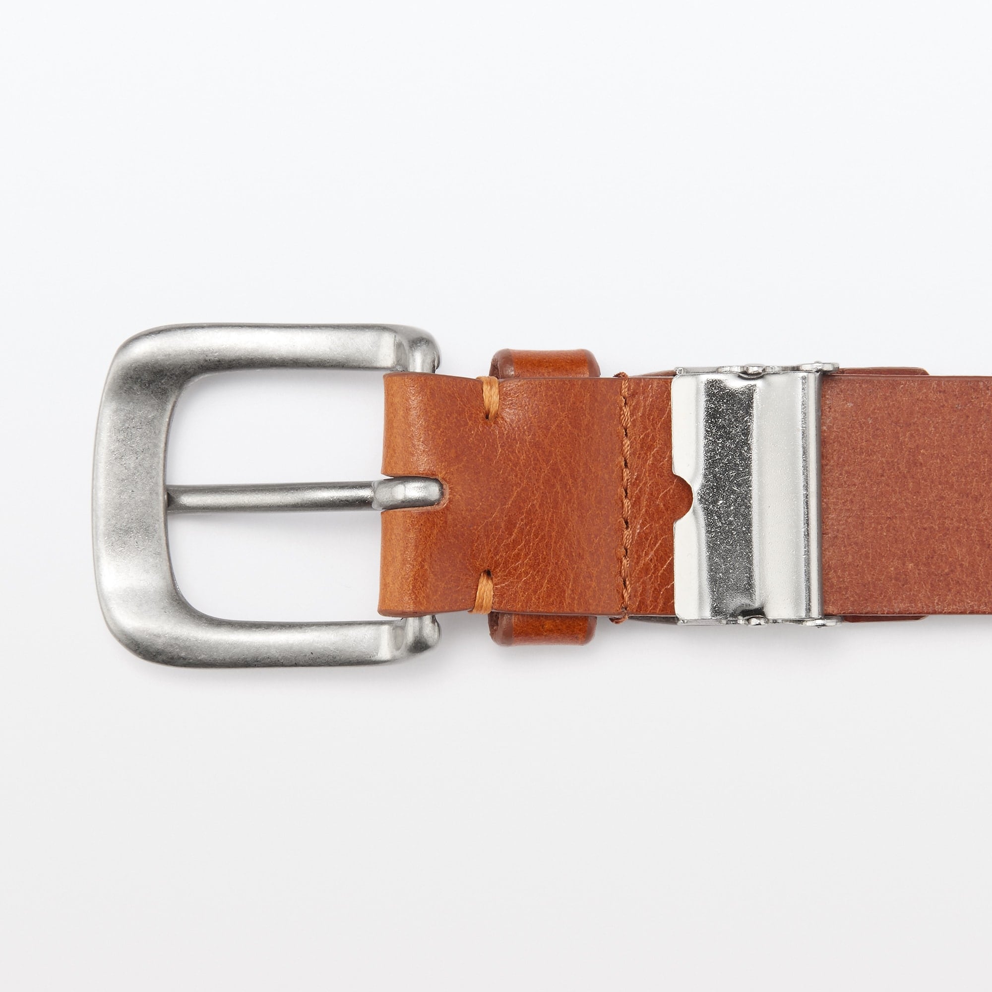 ヌメ革　長さを調節できる　中幅ベルト