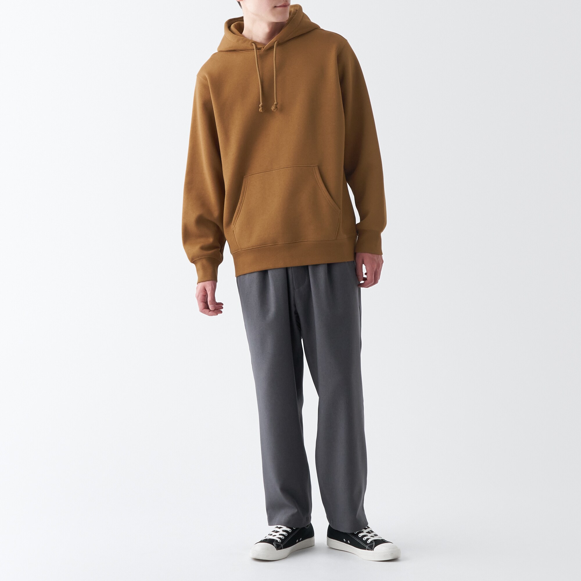 スウェットプルパーカ