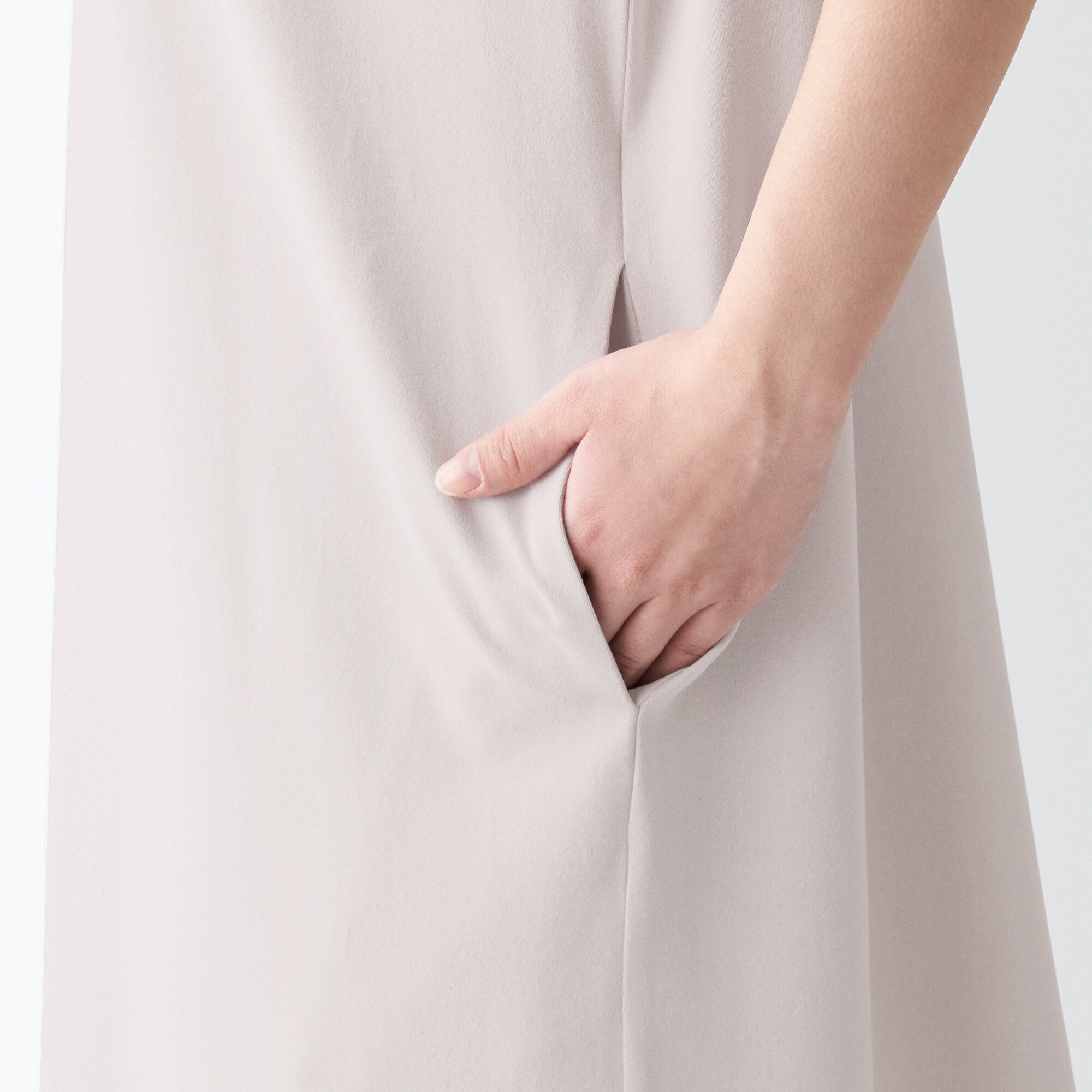 和紙混天竺編みワンピース（婦人）