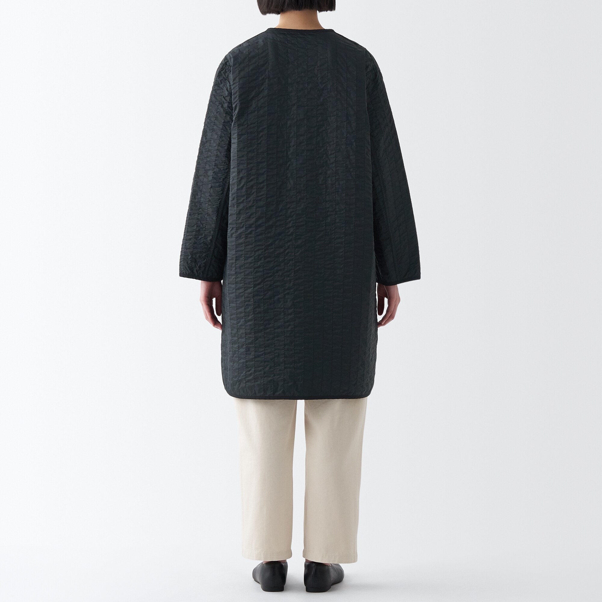 リバーシブルキルトコート