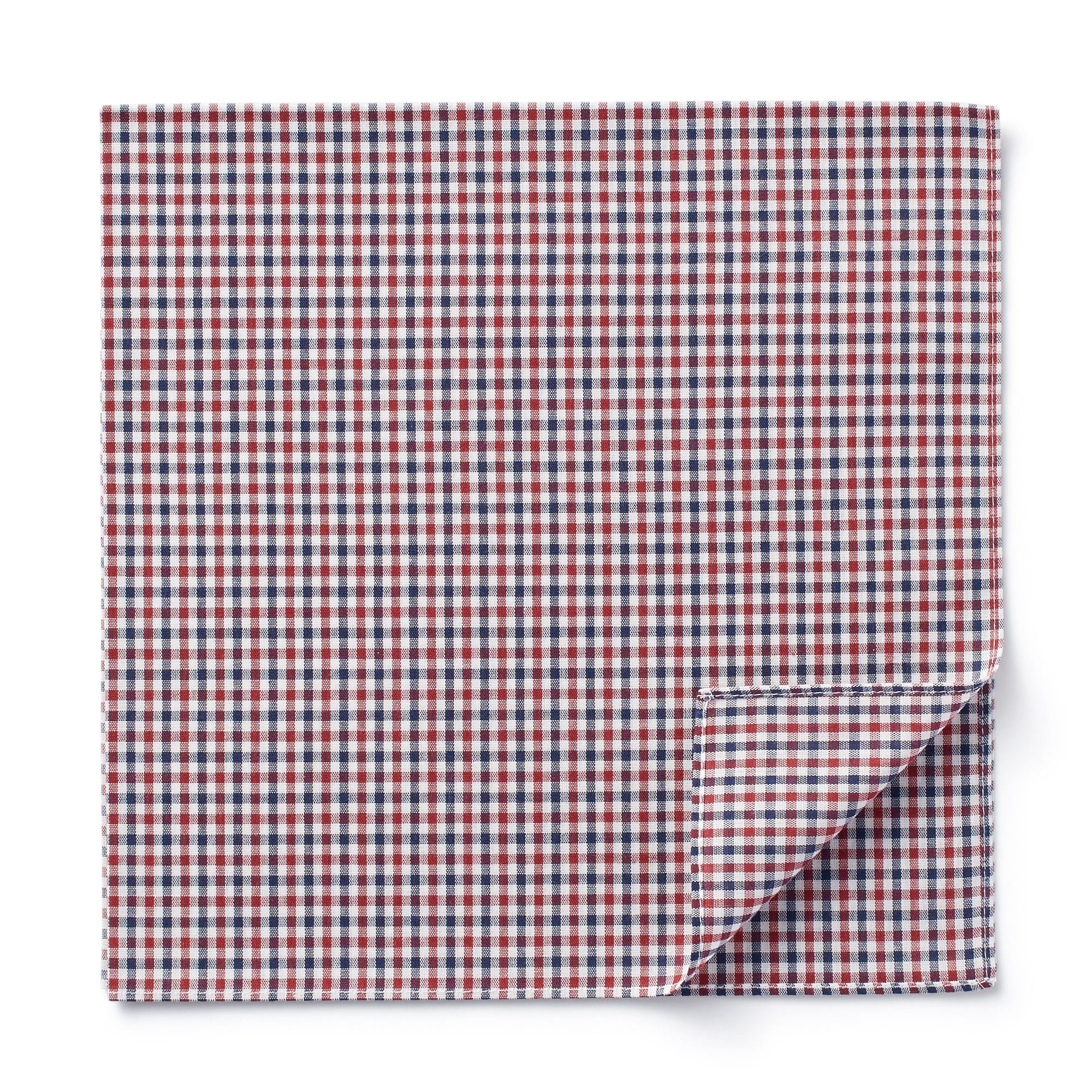 抗菌防臭　和晒し　ハンカチ（ギンガムチェック）