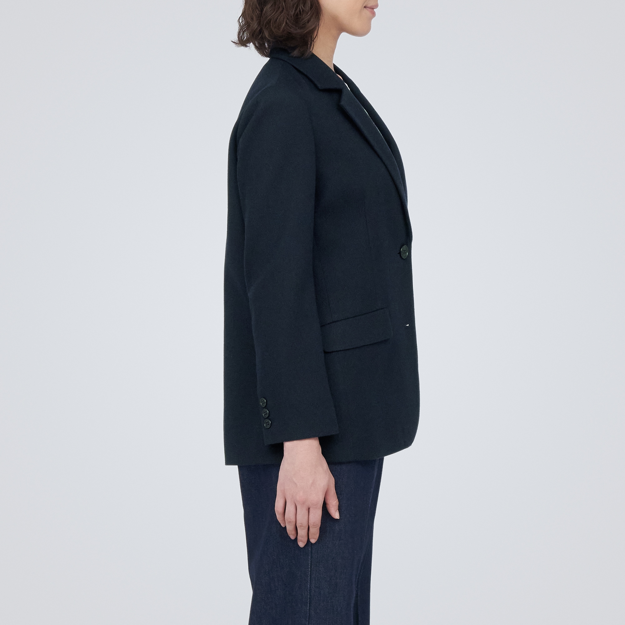 起毛テーラードジャケット