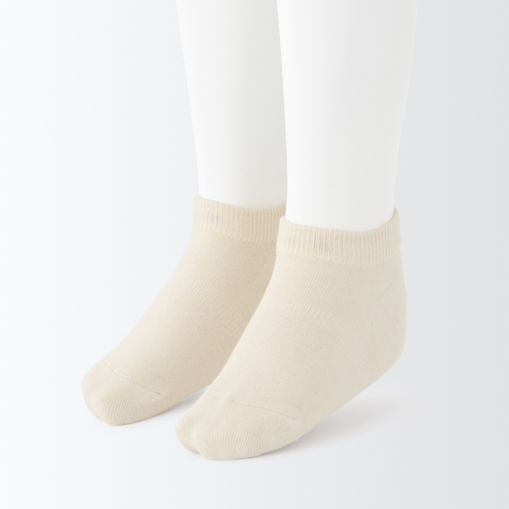 足なり直角　スニーカーイン（無地／キッズ）