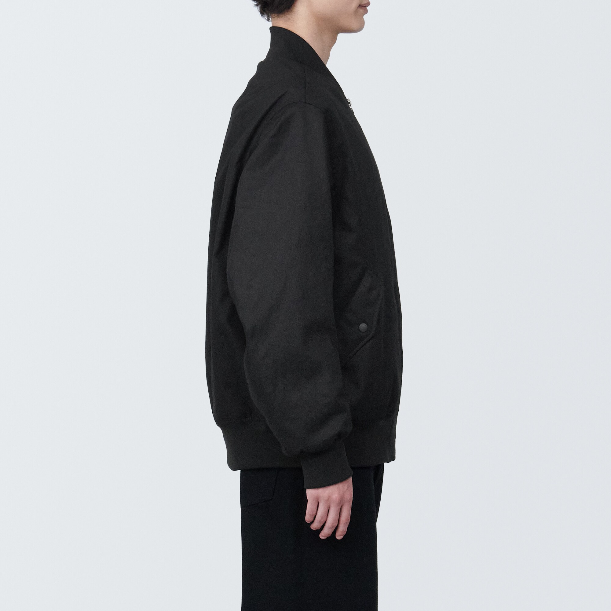 紳士　木の実から作ったカポック混中わた　ブルゾン