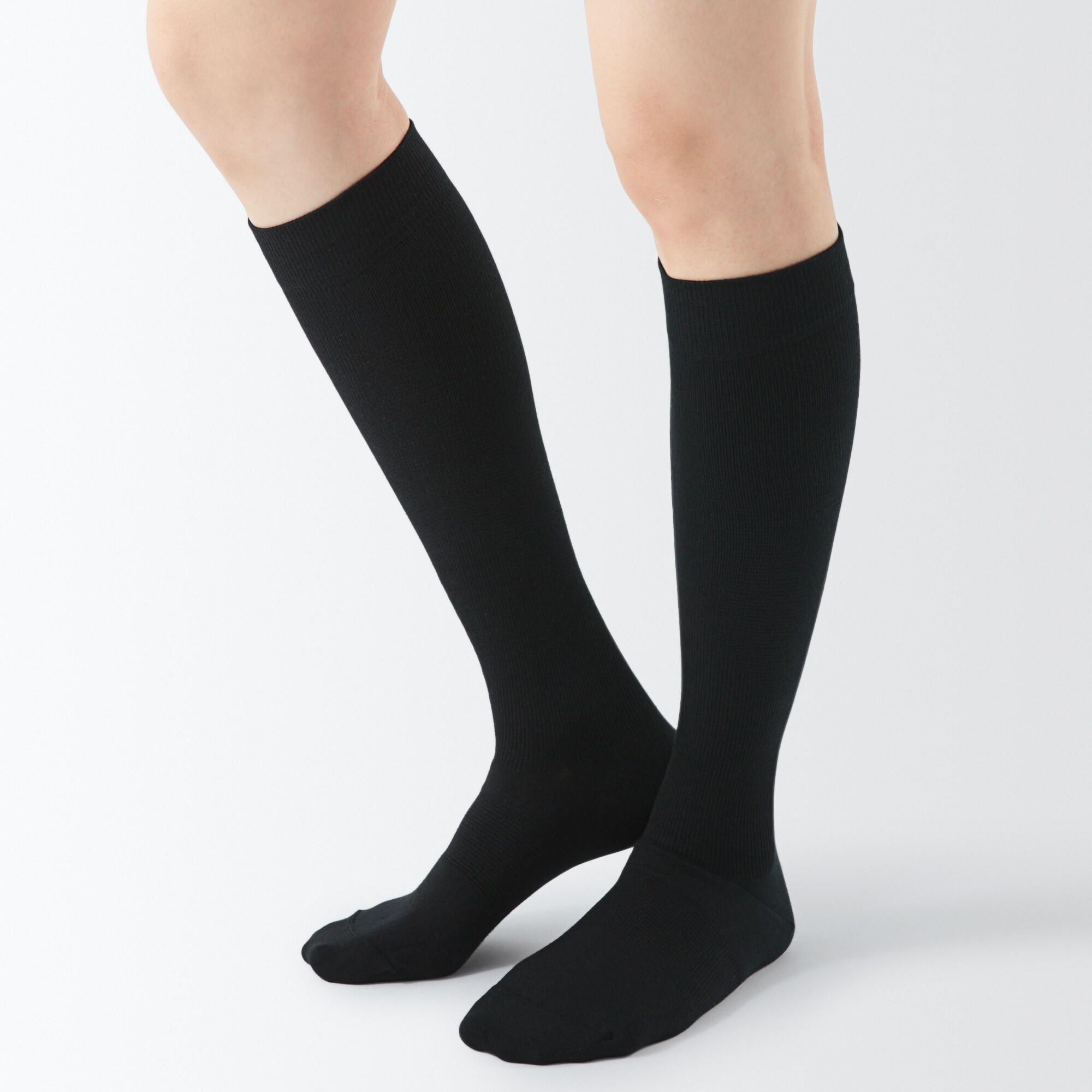 足なり直角　むくみを防ぐ　着圧ハイソックス（婦人）　※一般医療機器