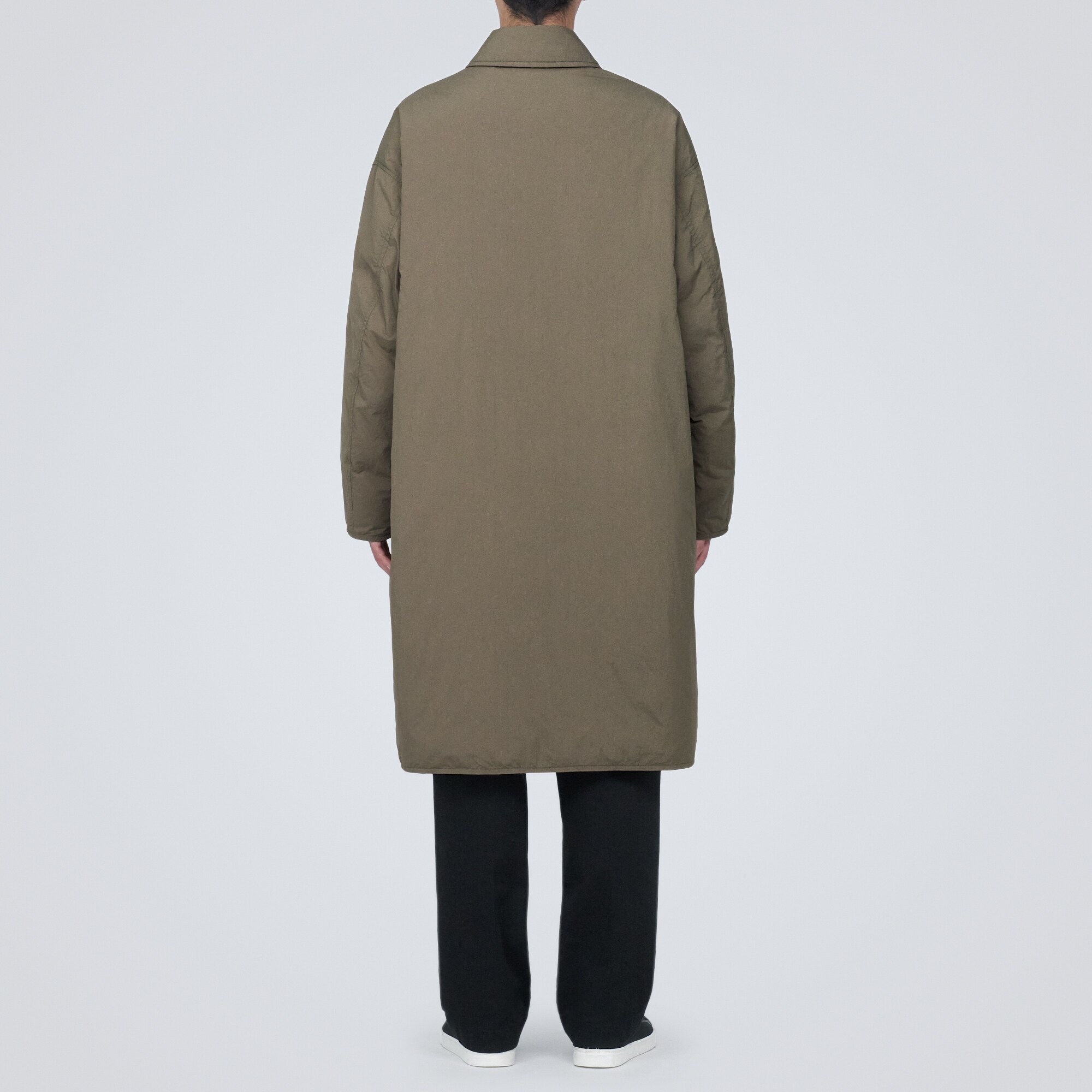 軽量ダウンステンカラーコート（帯電防止裏地）