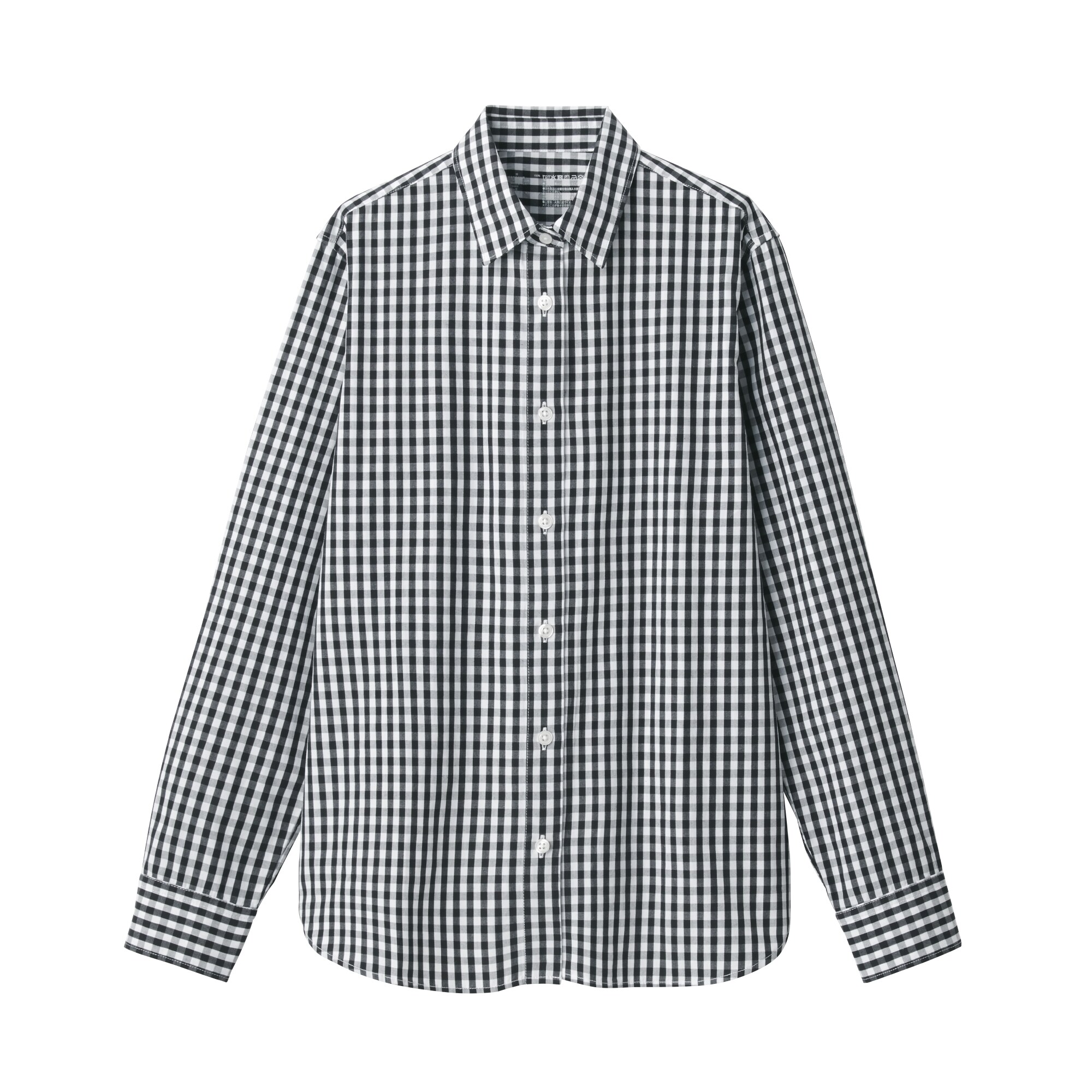 洗いざらしブロードレギュラーカラーシャツ