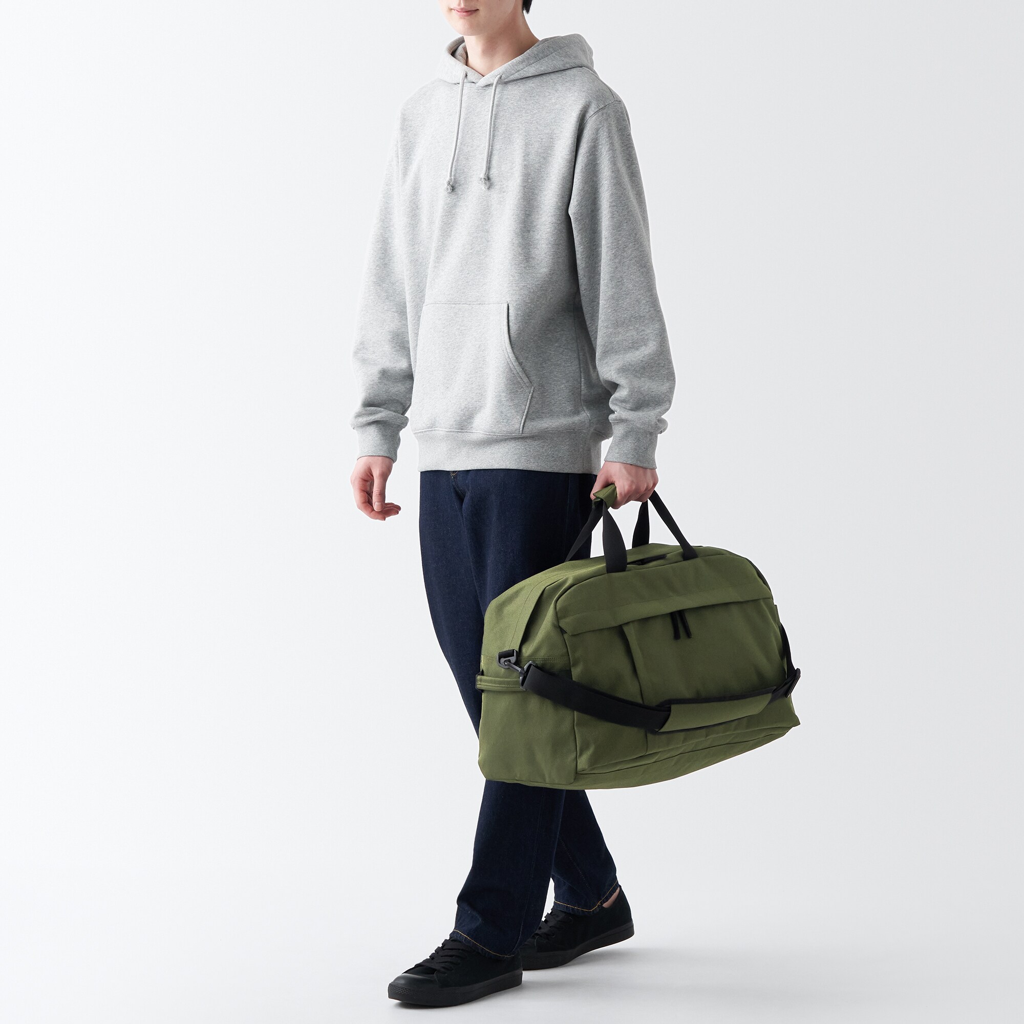 撥水ボストンバッグ