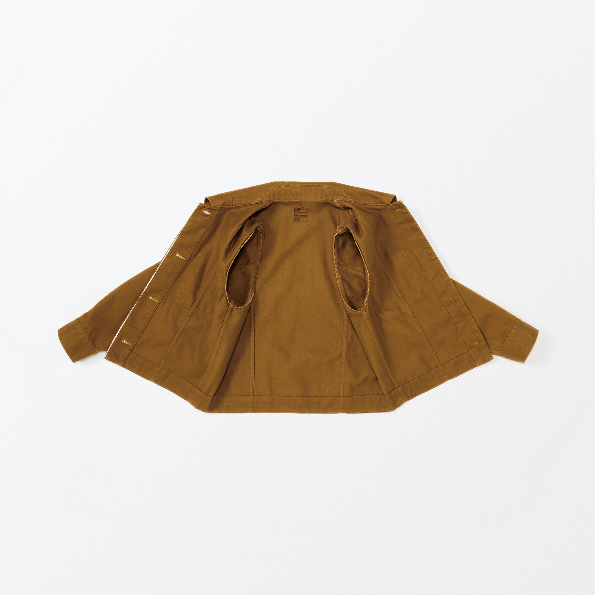 婦人　木の実から作ったカポック混シャツジャケット