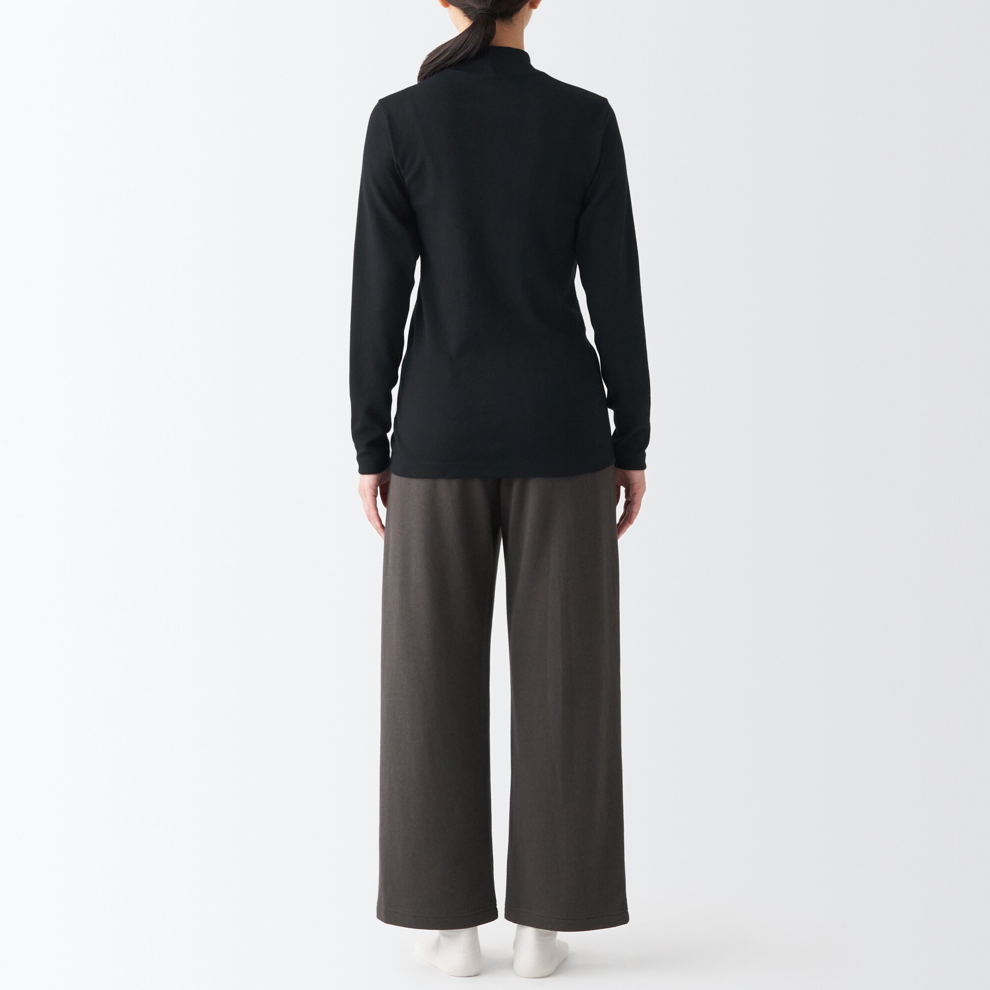 あったか綿　ウール　ハイネック長袖Ｔシャツ（数量限定・２０２２年仕様）