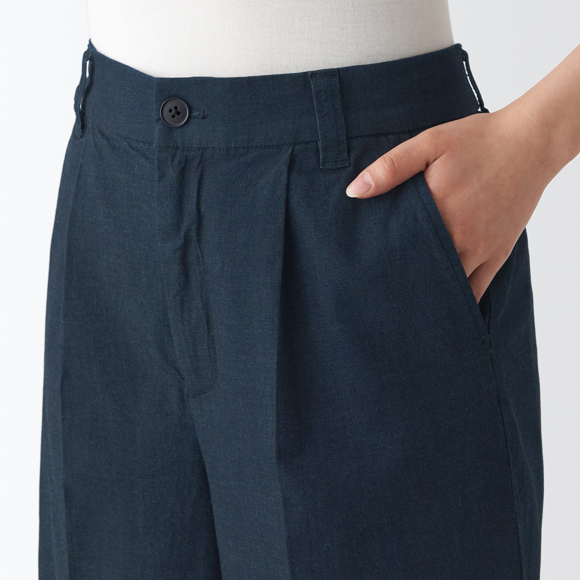 ストレッチライトオンスデニムハーフパンツ