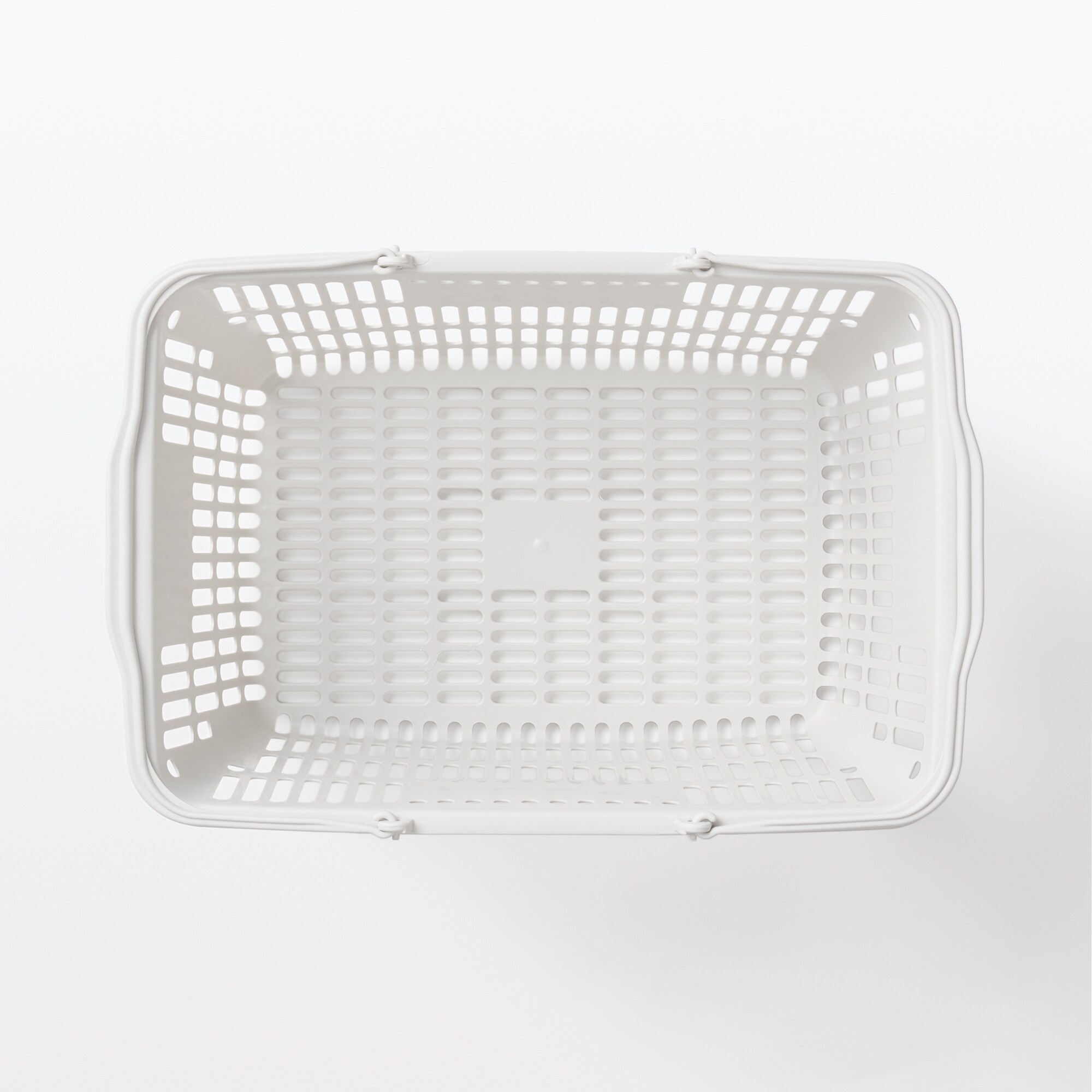 ポリプロピレン　買い物かご　約幅５２×奥行３６×高さ２５．５ｃｍ