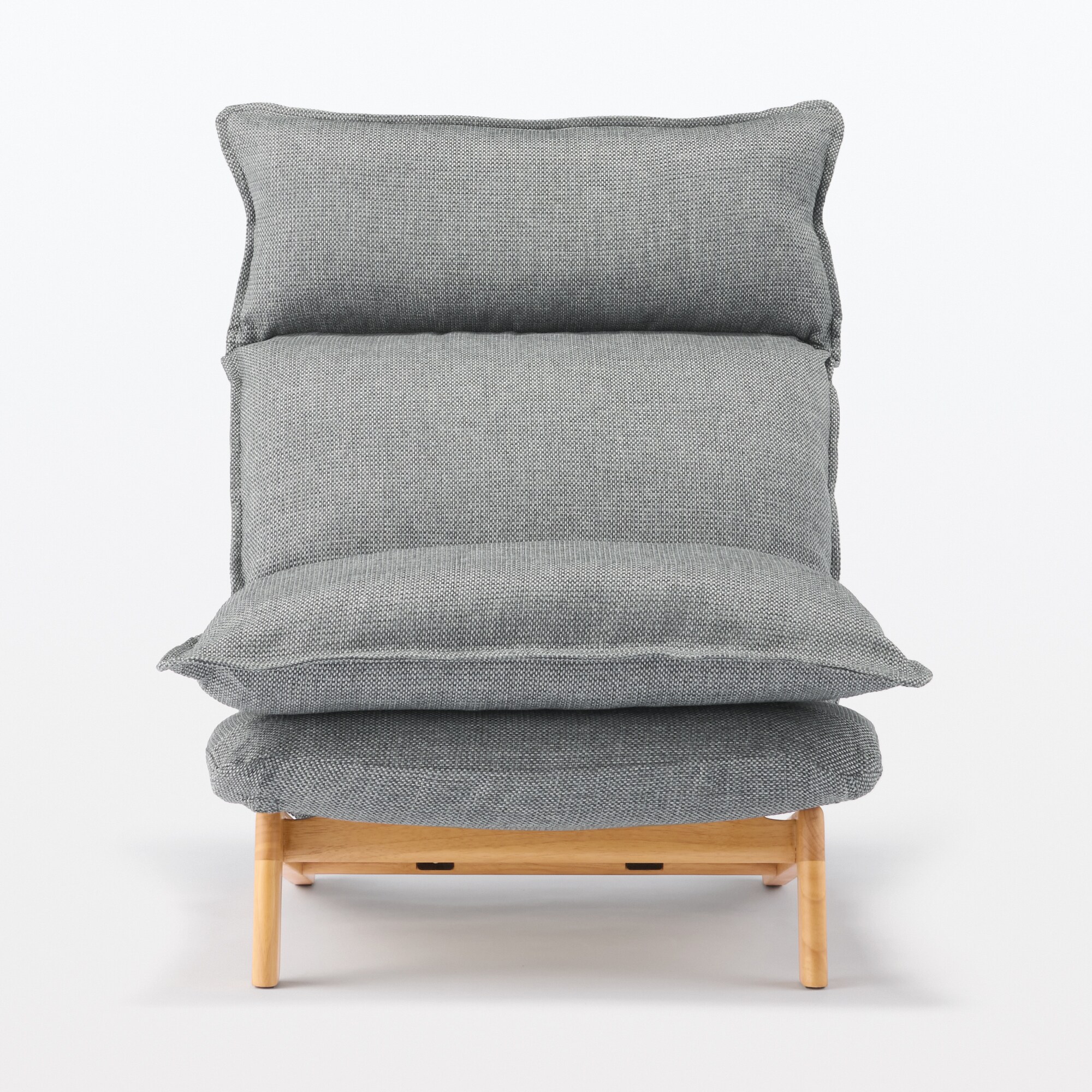 ハイバックリクライニングソファ　１シーター　ポリエステル平織