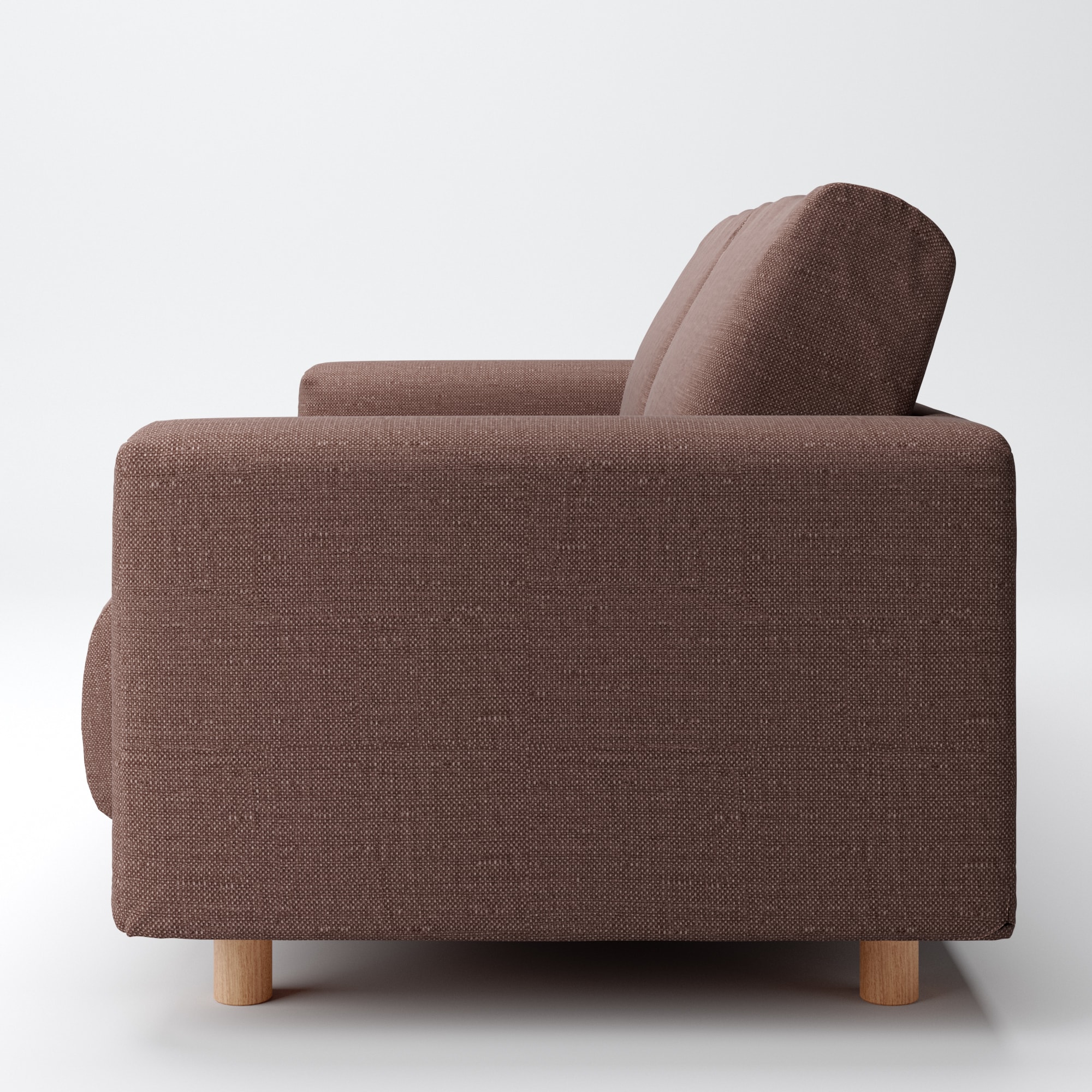 【カバー】綿ポリエステル変り織ソファ本体２．５シーターウレタンポケットコイルカバー