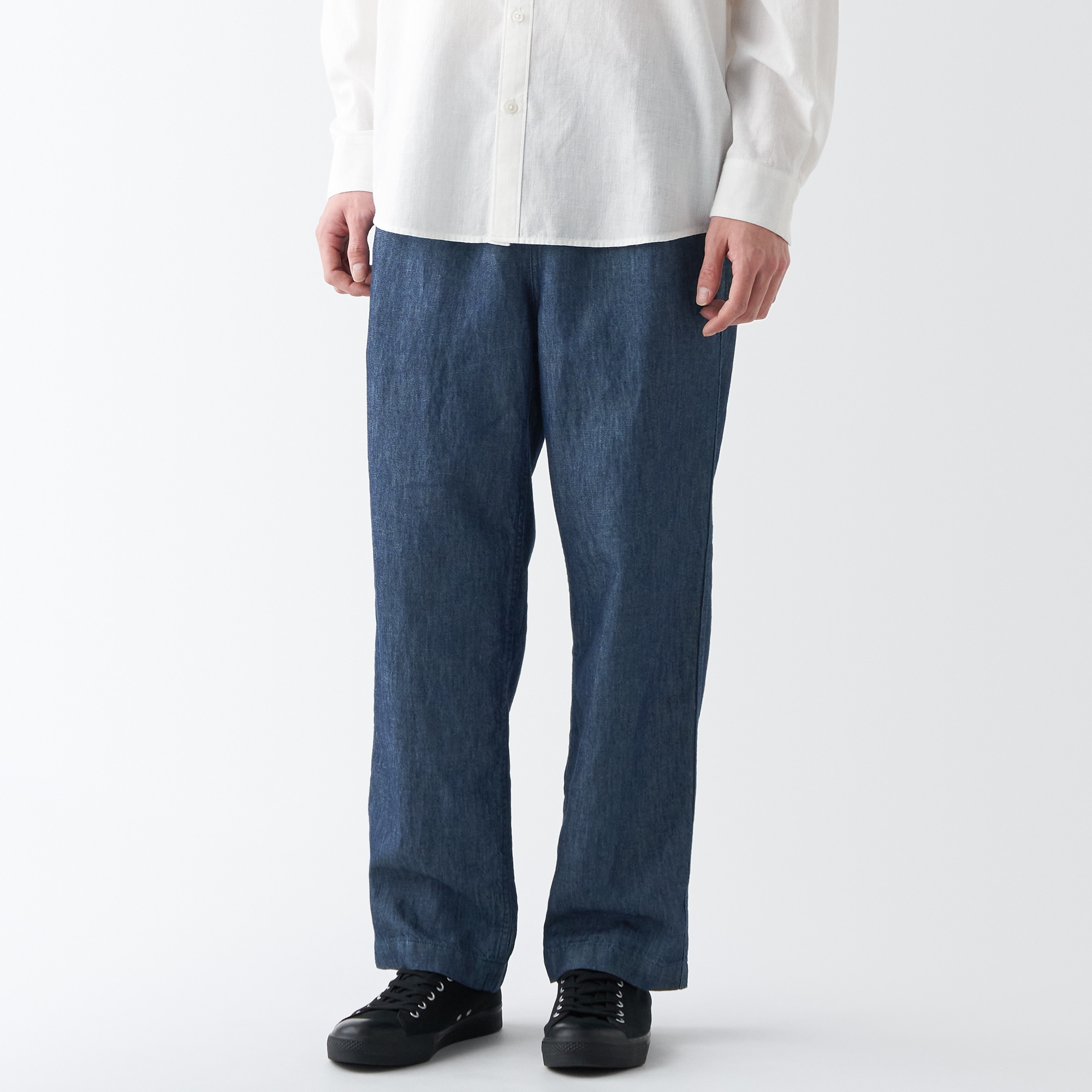 ラミーコットンデニムパンツ（紳士）