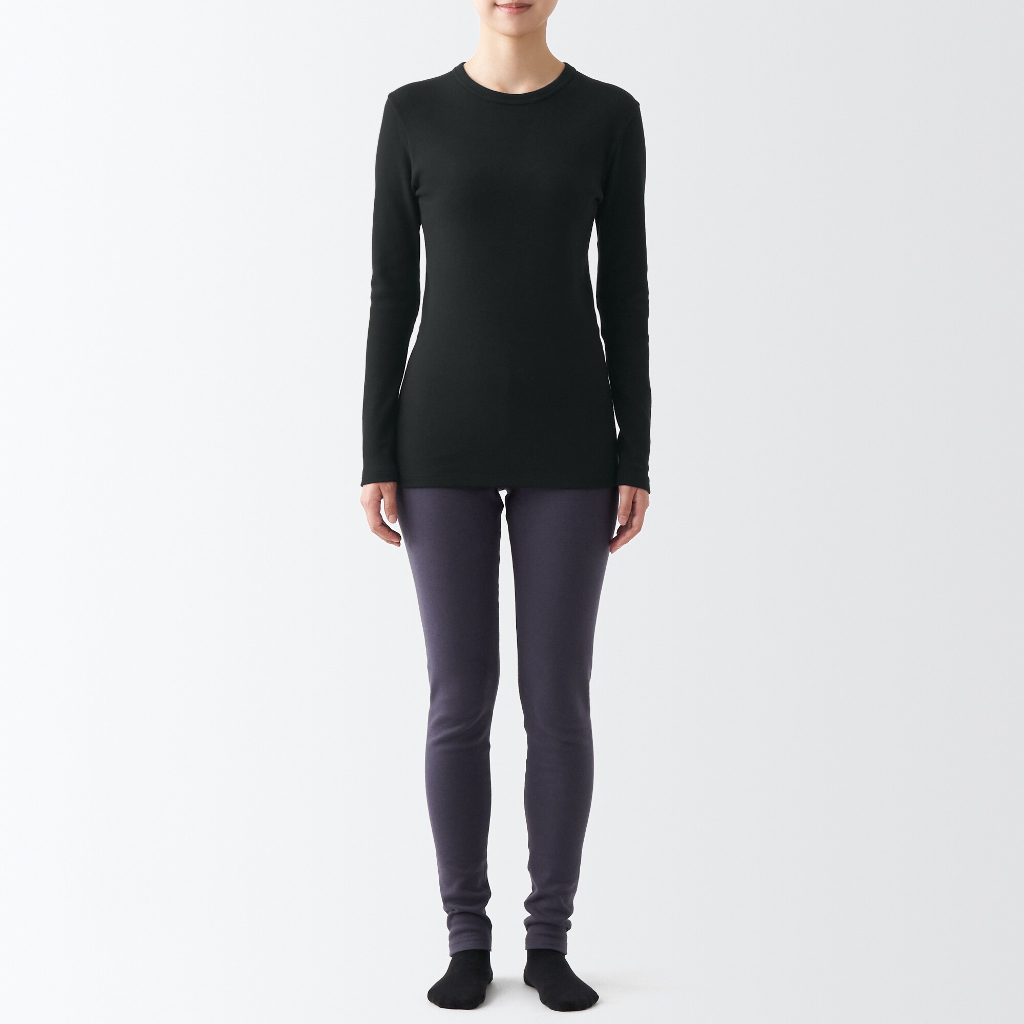 あったか綿　厚手　長袖Ｔシャツ