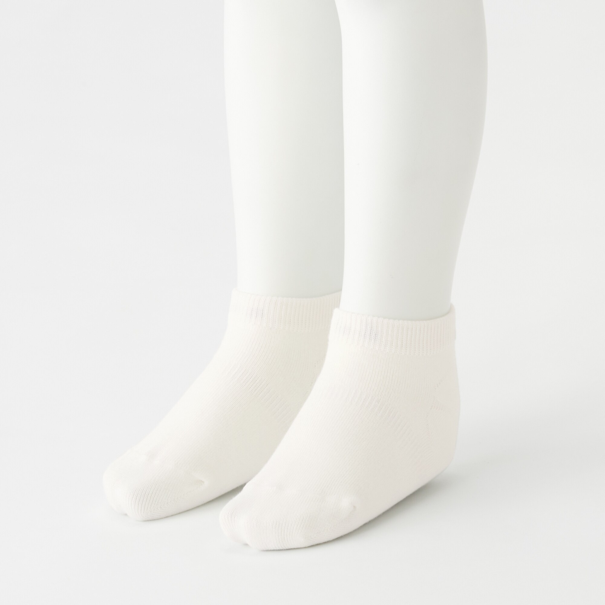 足なり直角　スニーカーイン（無地／キッズ）