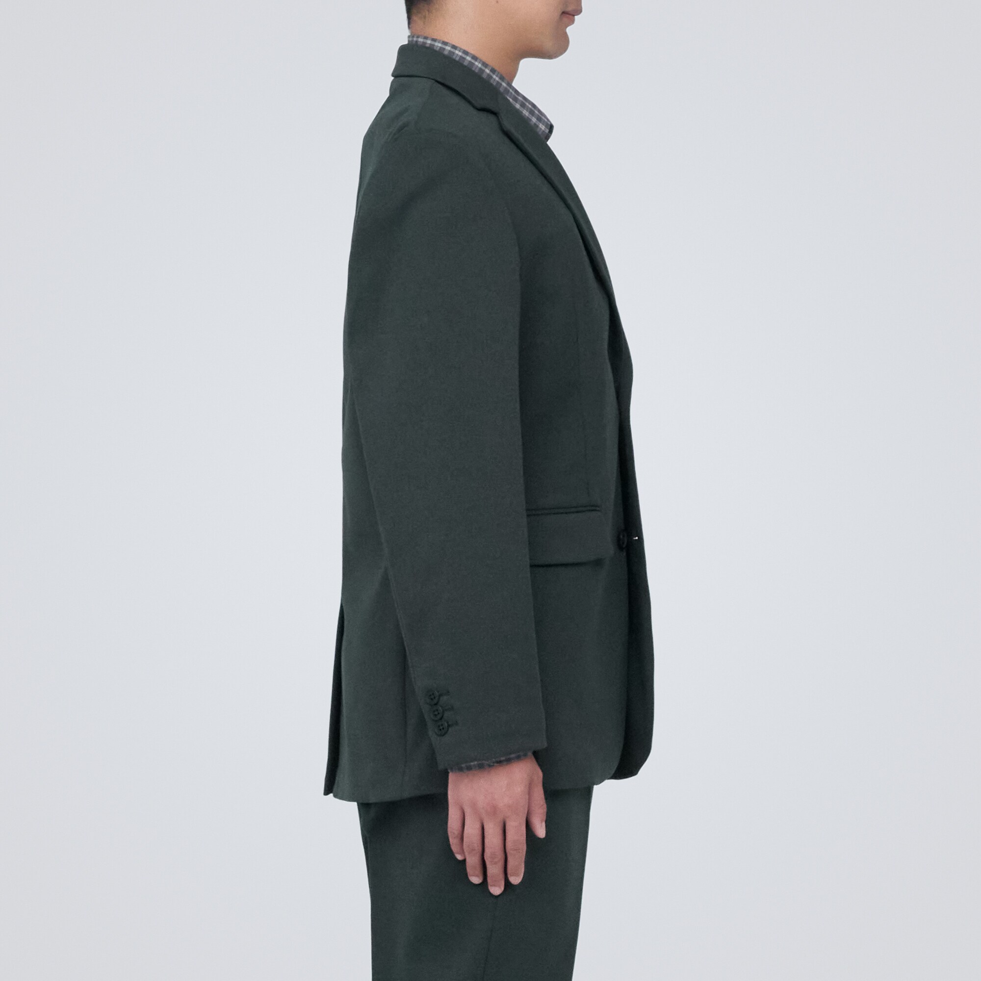 【セットアップ可能】起毛ストレッチジャケット