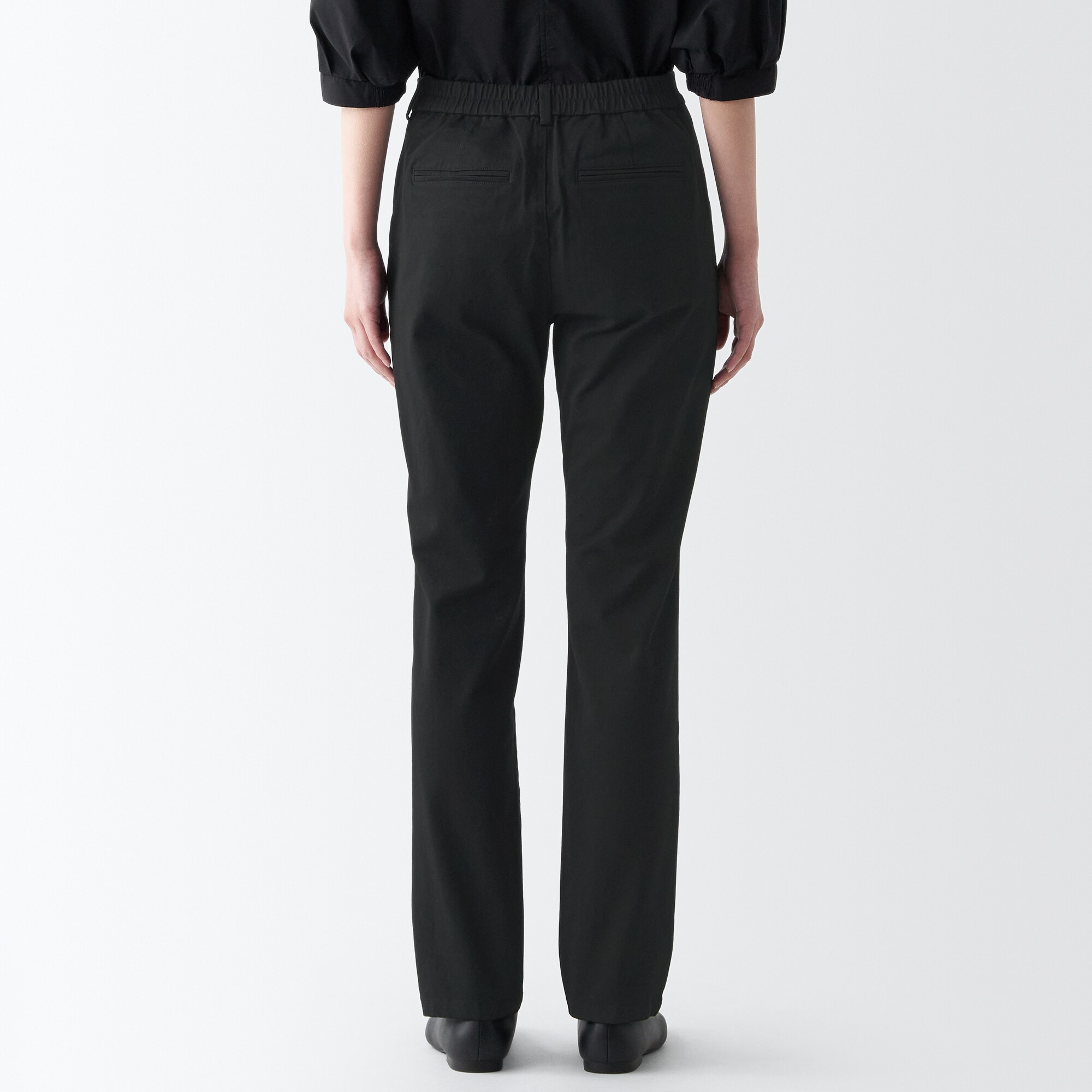 【スリム】縦横ストレッチチノスリムテーパードパンツ（股下７５ｃｍ）