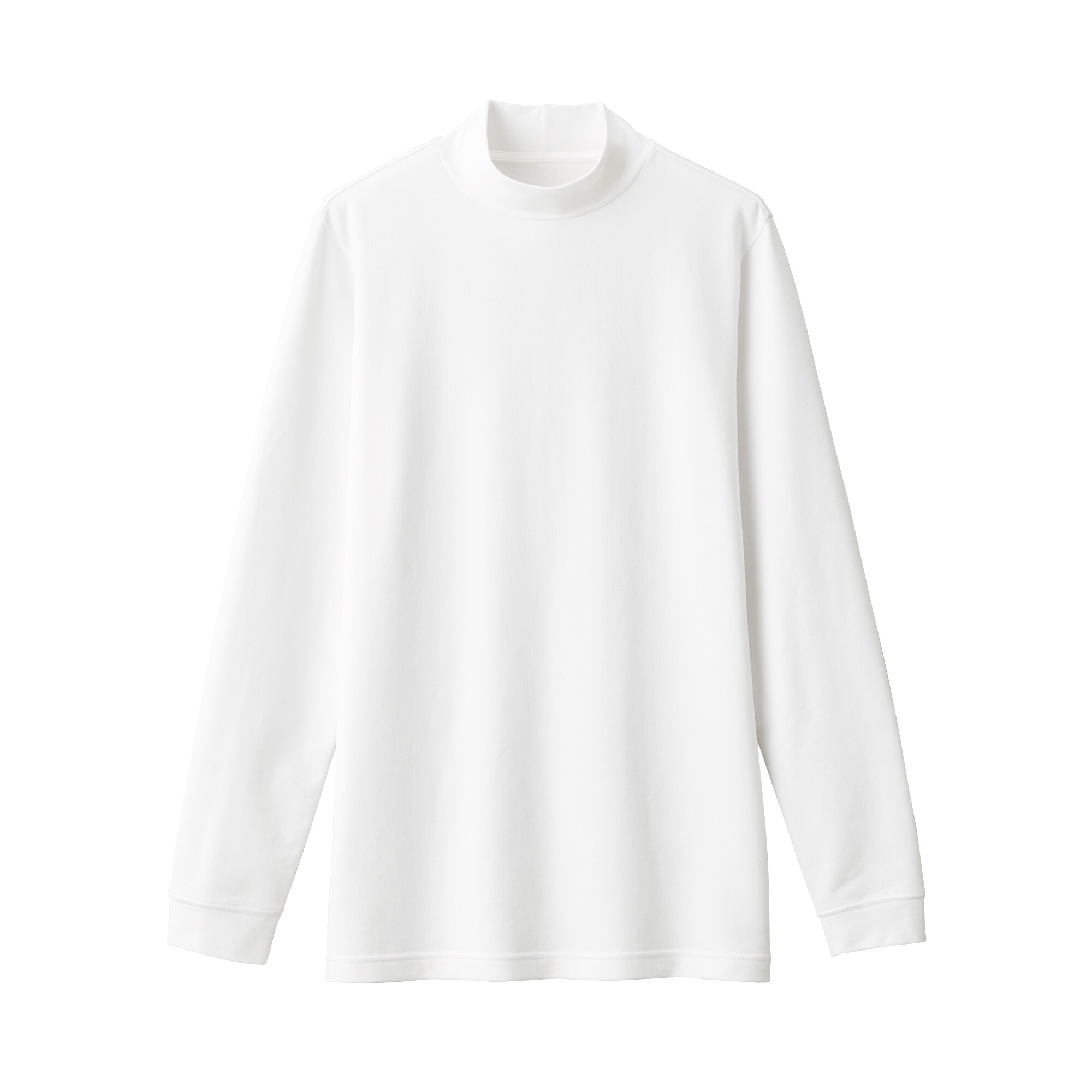 あったか綿　厚手　ハイネック長袖Ｔシャツ