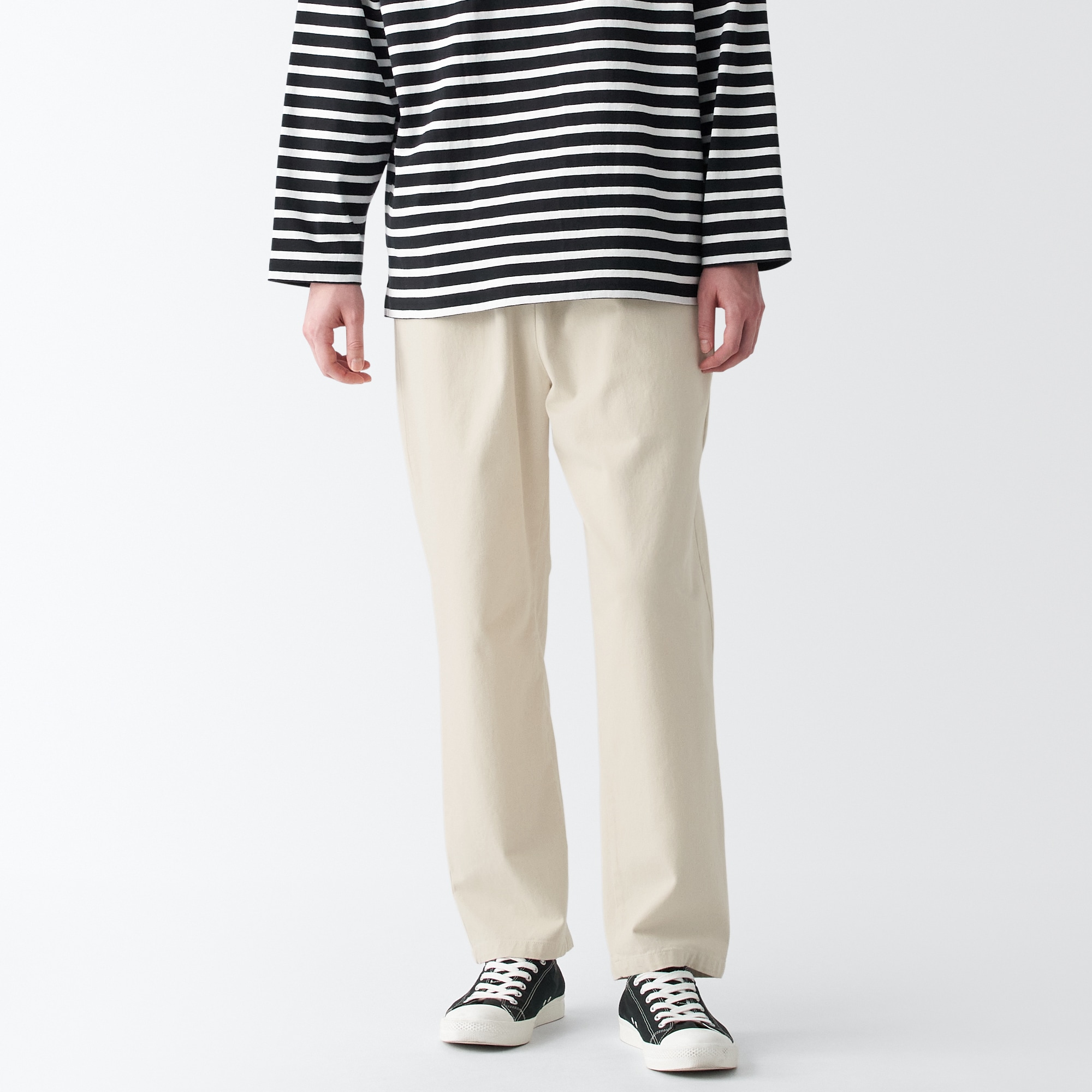 デニムイージーパンツ