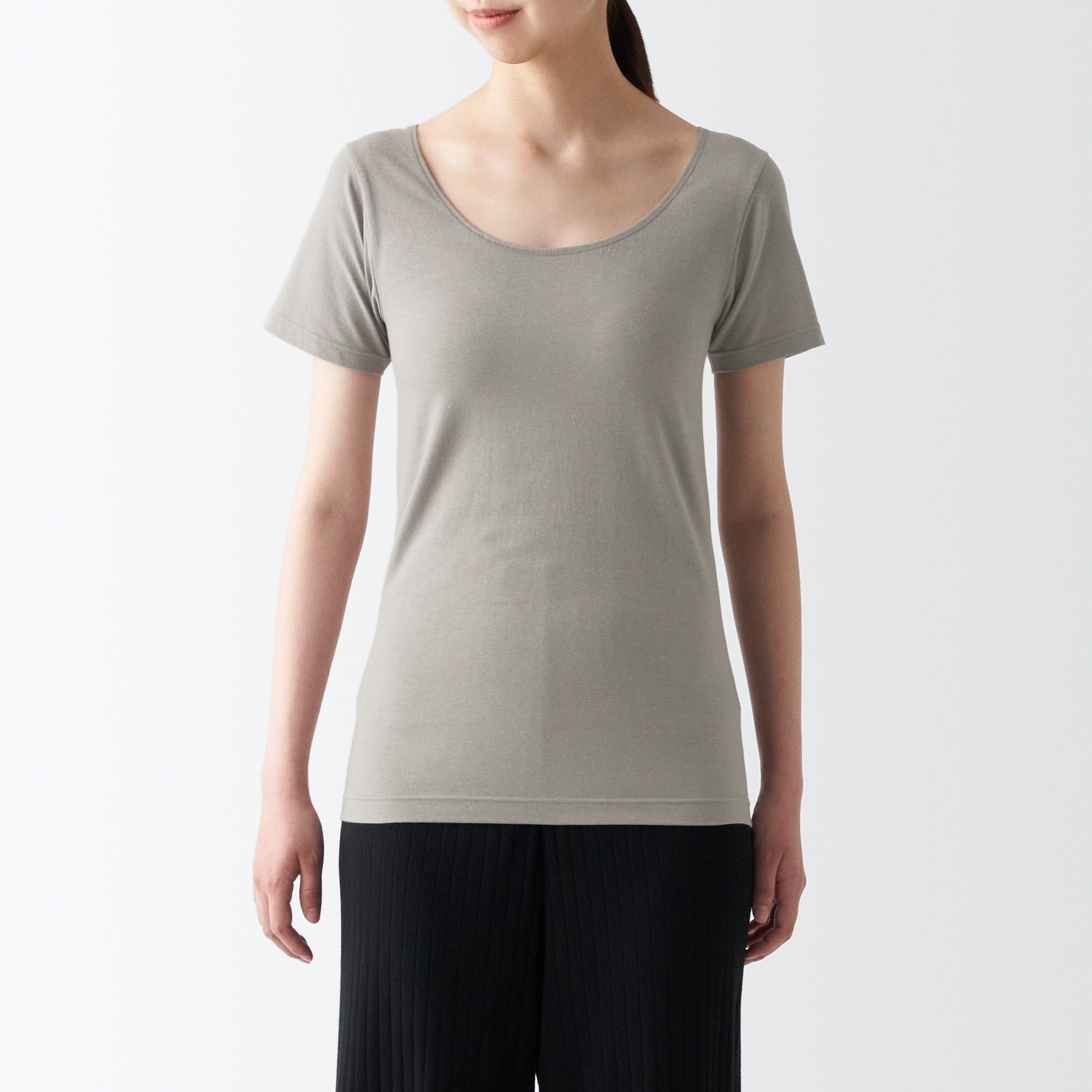 あったか綿　クルーネック半袖Ｔシャツ