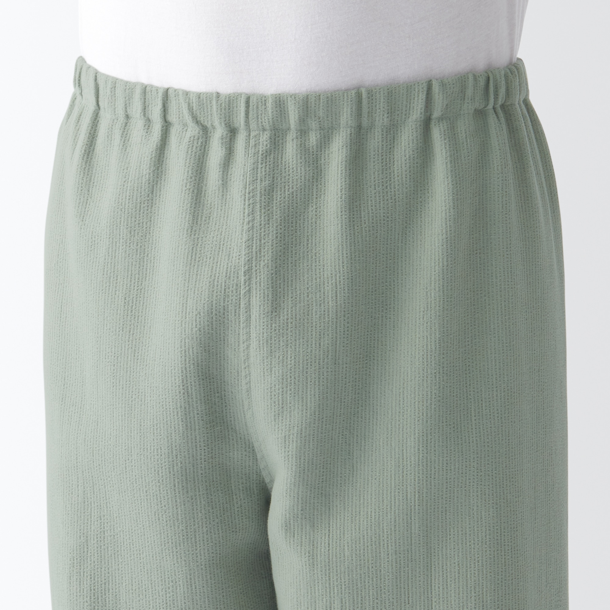 紳士　木の実から作ったカポック混　スキッパーパジャマ