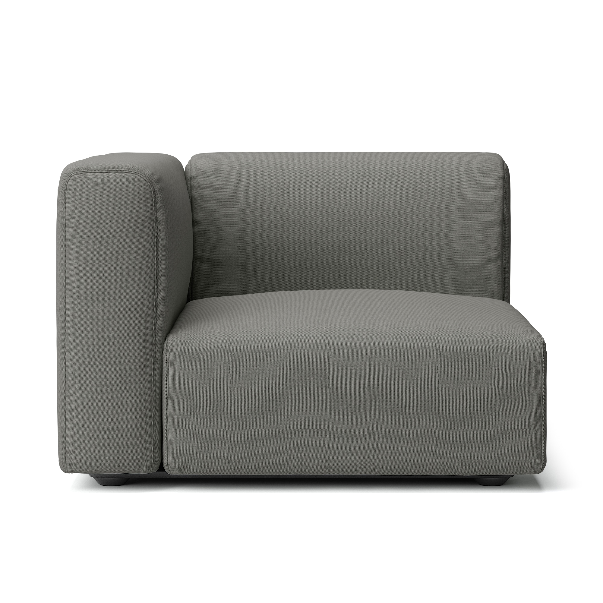 【カバー】綿麻バスケット織ユニットソファアーム付・大・幅９８ｃｍ用カバー