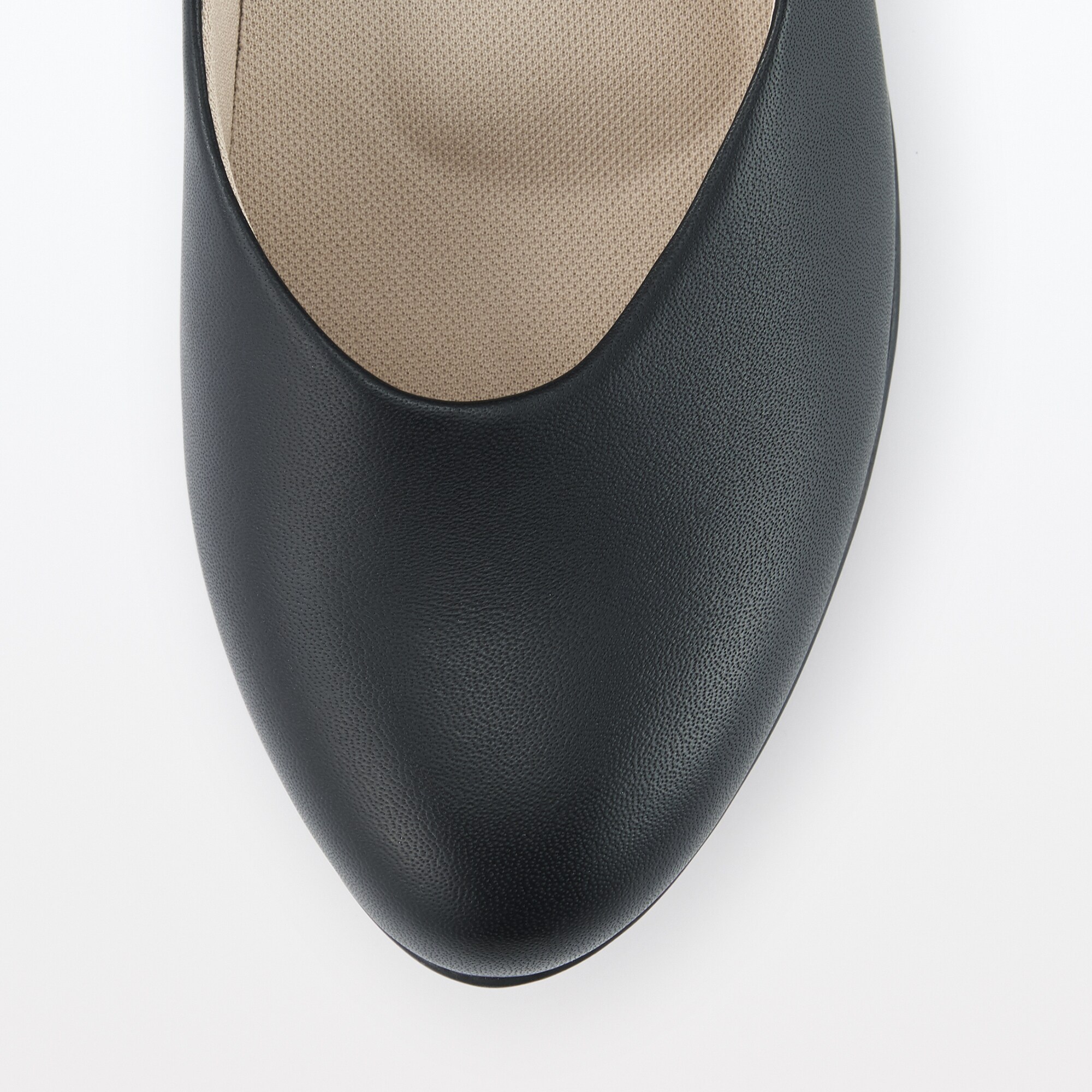 疲れにくい　レザーパンプス