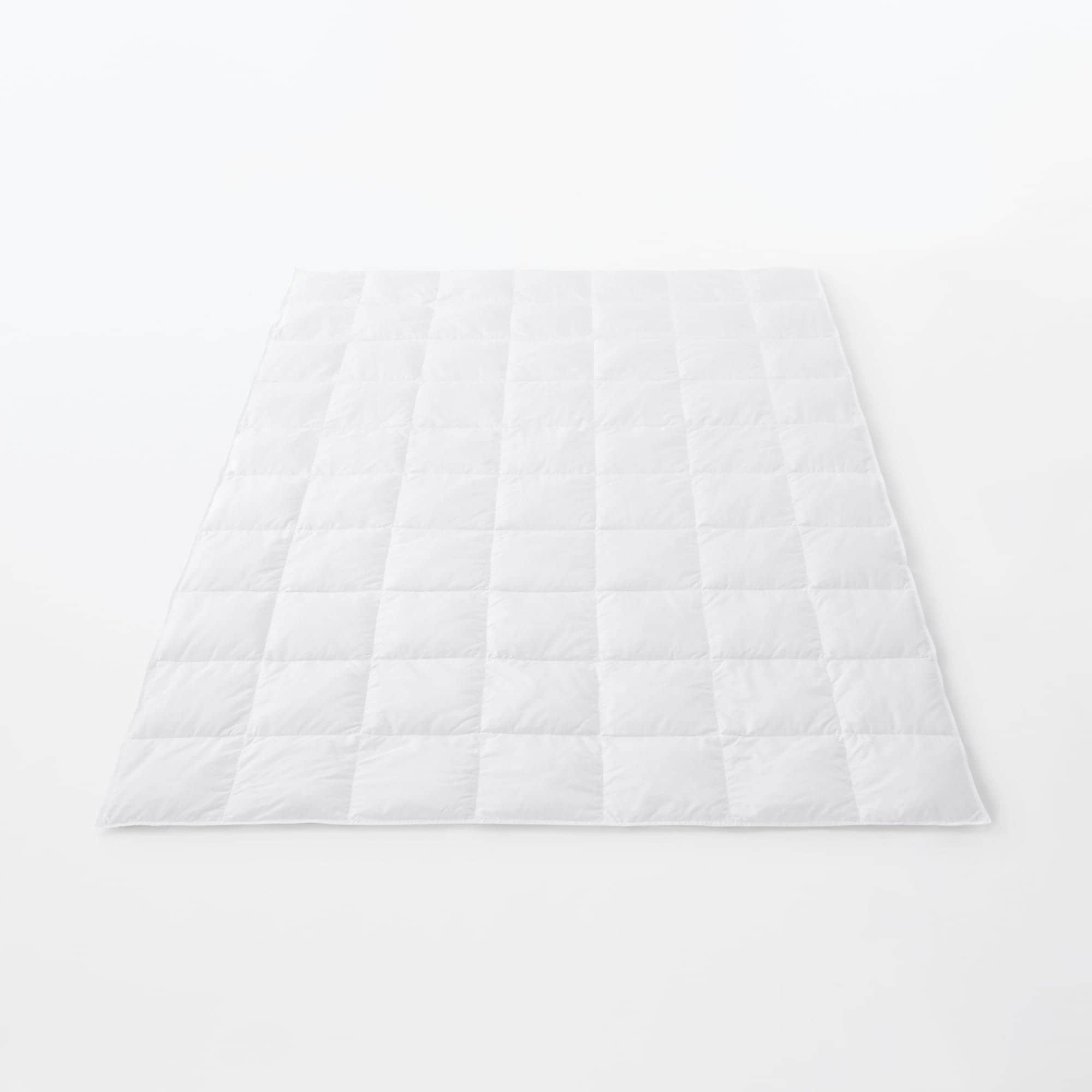 【あたたかさ１】防ダニ　羽毛薄掛ふとん　Ｓ～Ｑ