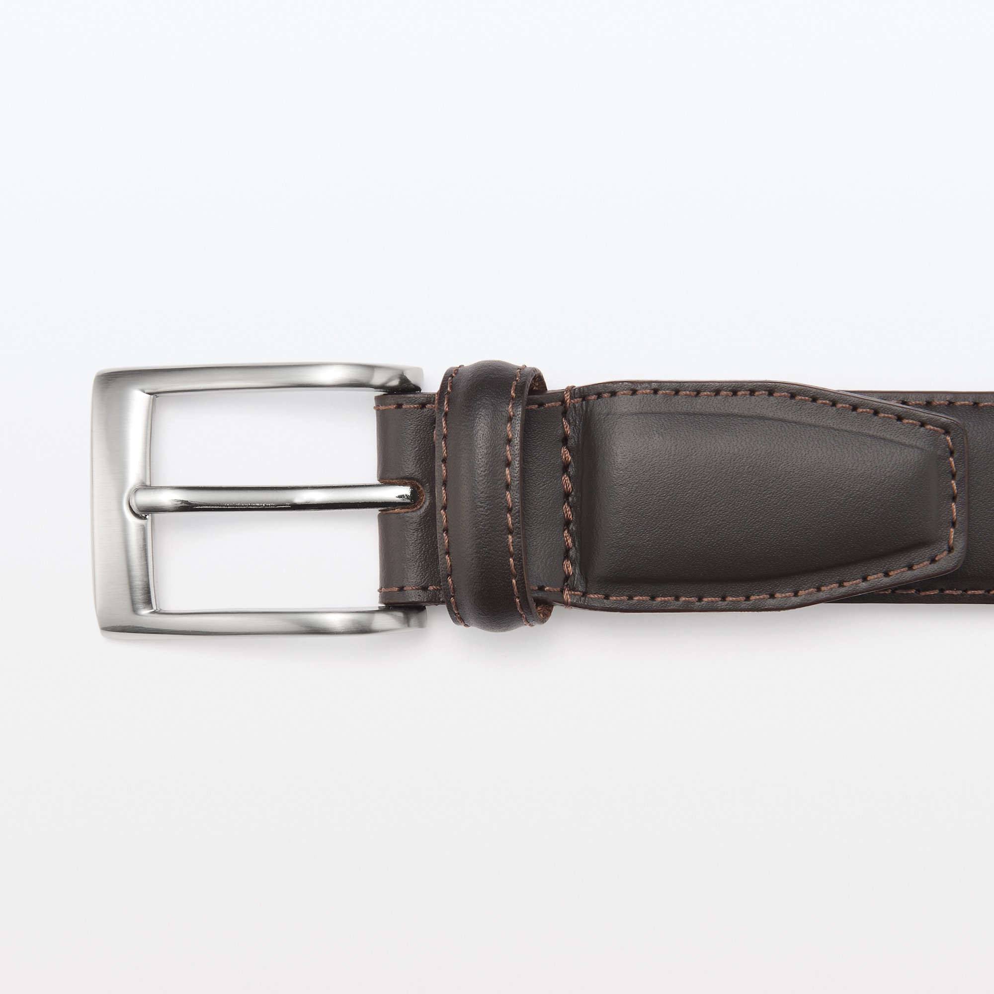 ヌメ革　長さを調節できる　ビジネスベルト