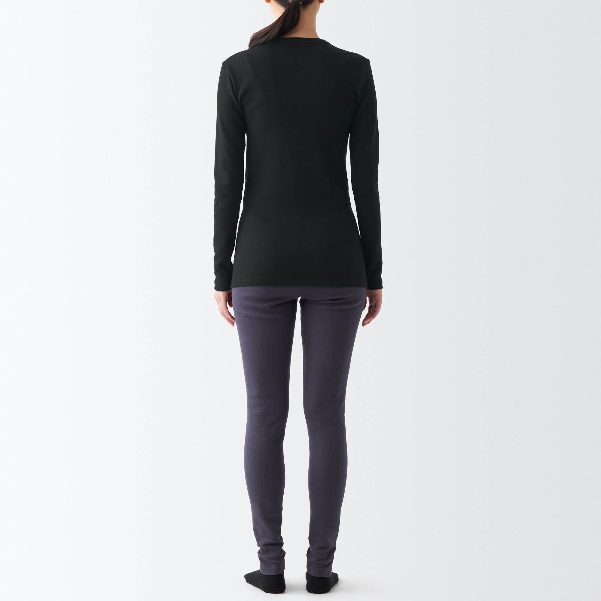 あったか綿　厚手　長袖Ｔシャツ