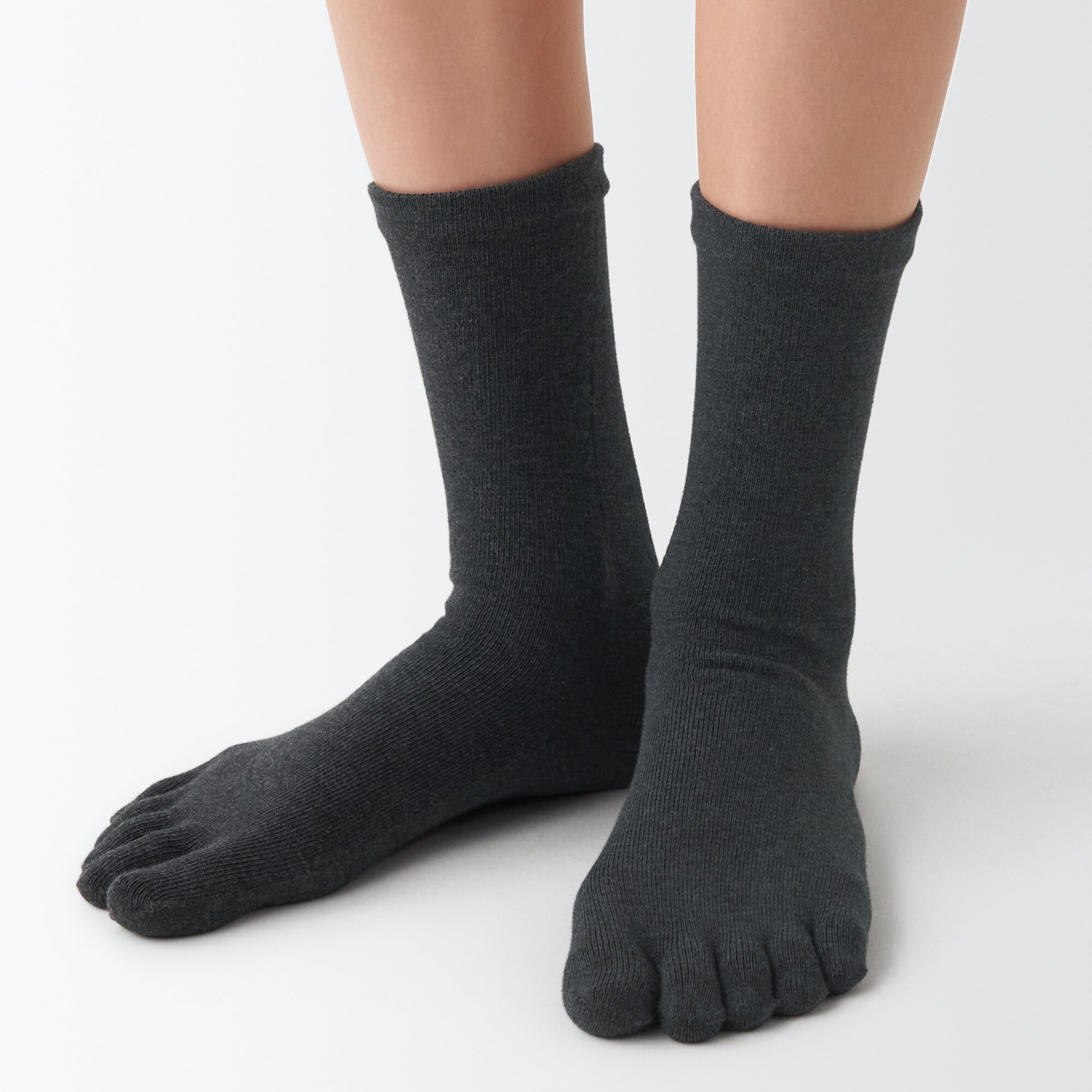 婦人　足なり直角　５本指靴下