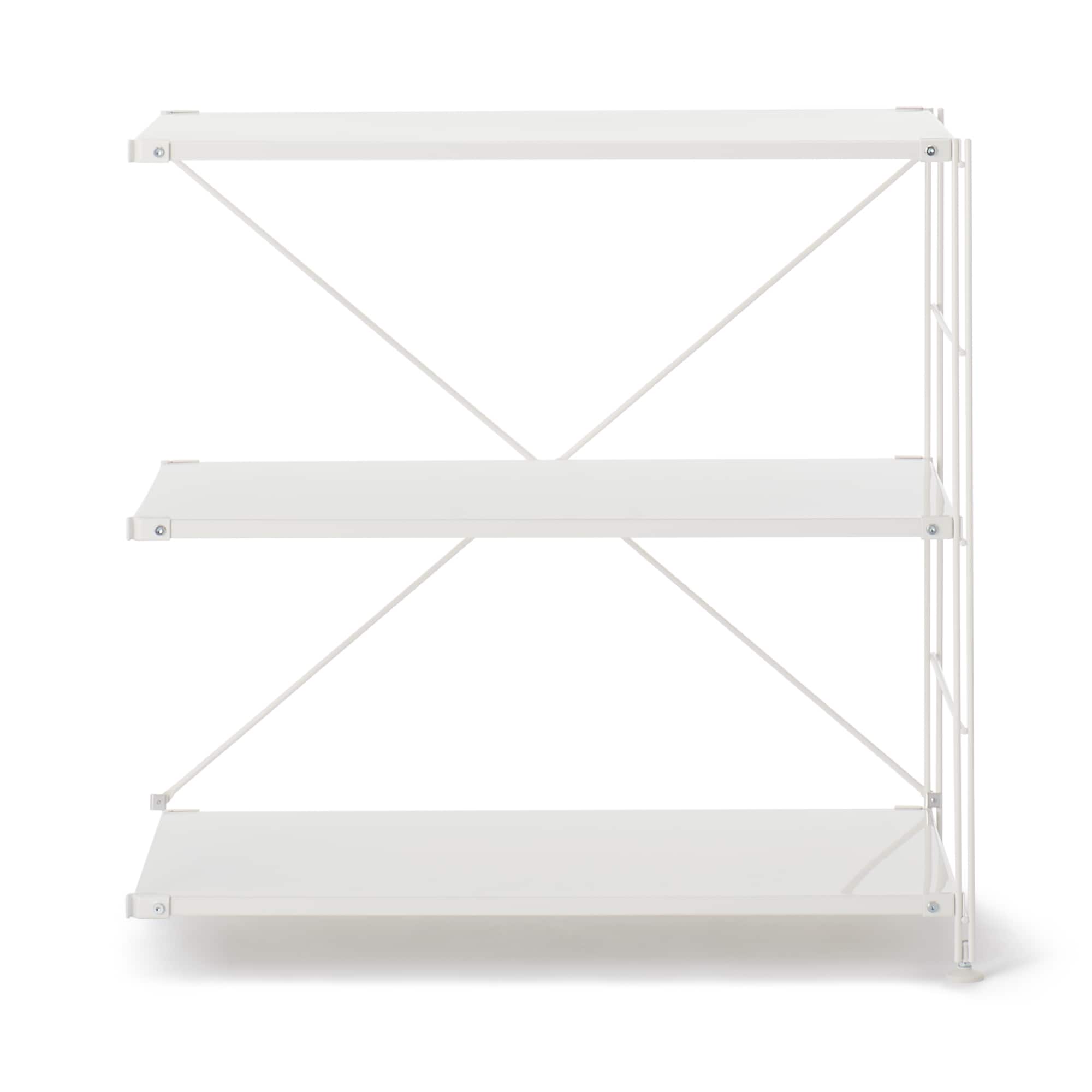 スチールユニットシェルフ用スチール棚追加セット　幅８４ｃｍタイプ　小