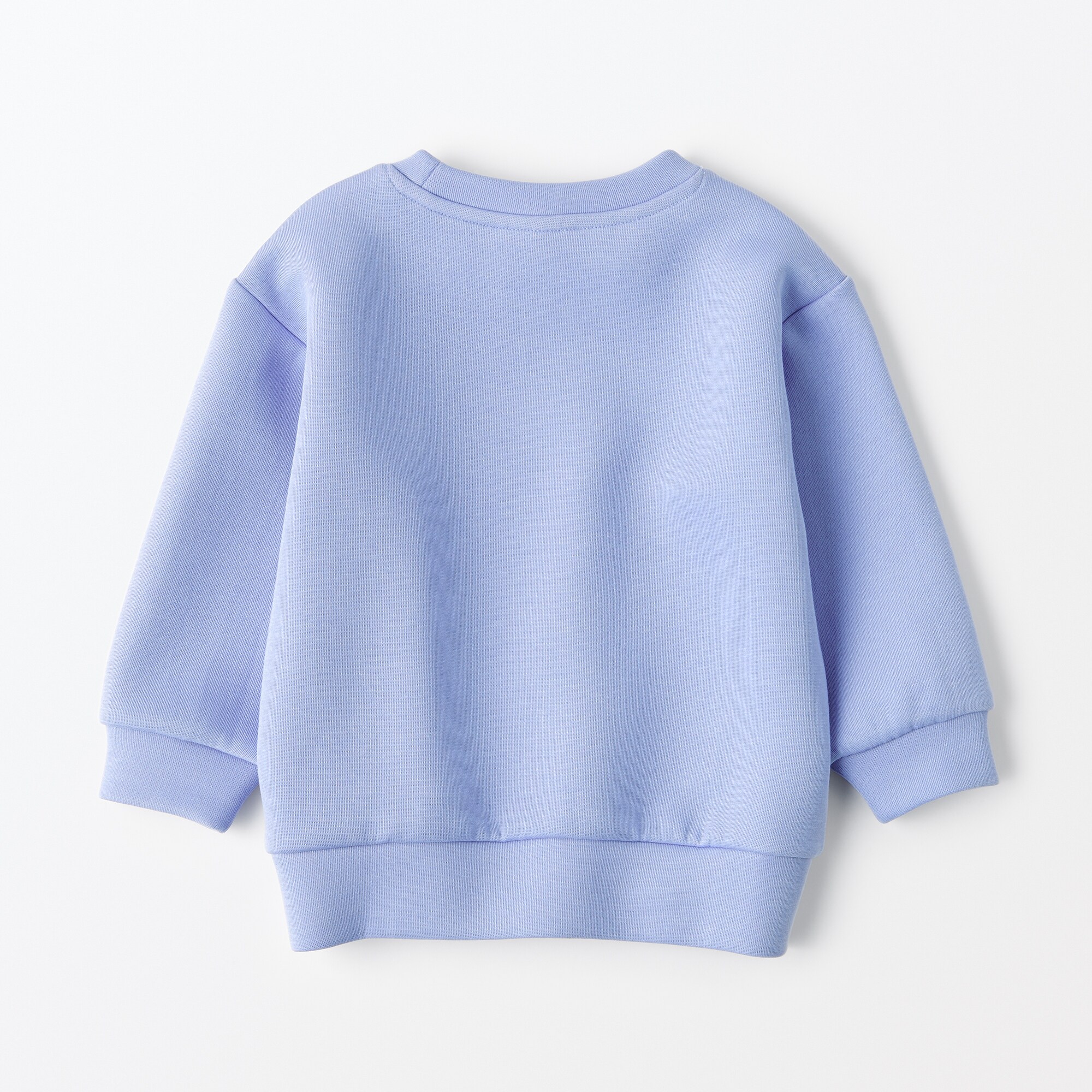 ベビー　あたまするっと刺繍二重編みスウェットシャツ