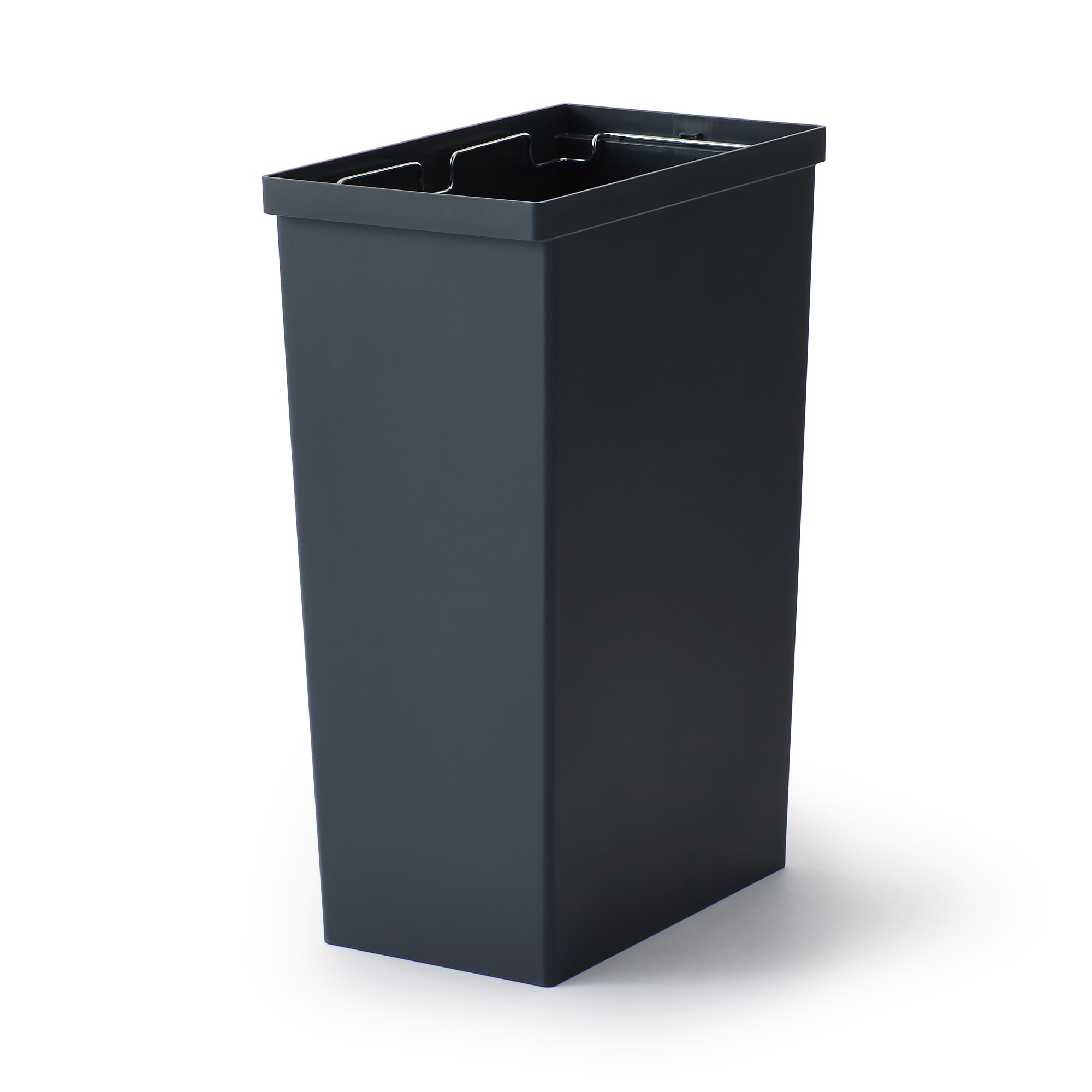 【３０Ｌ・４５Ｌ袋用】再生ポリプロピレン入りフタが選べるダストボックス　大／袋止付