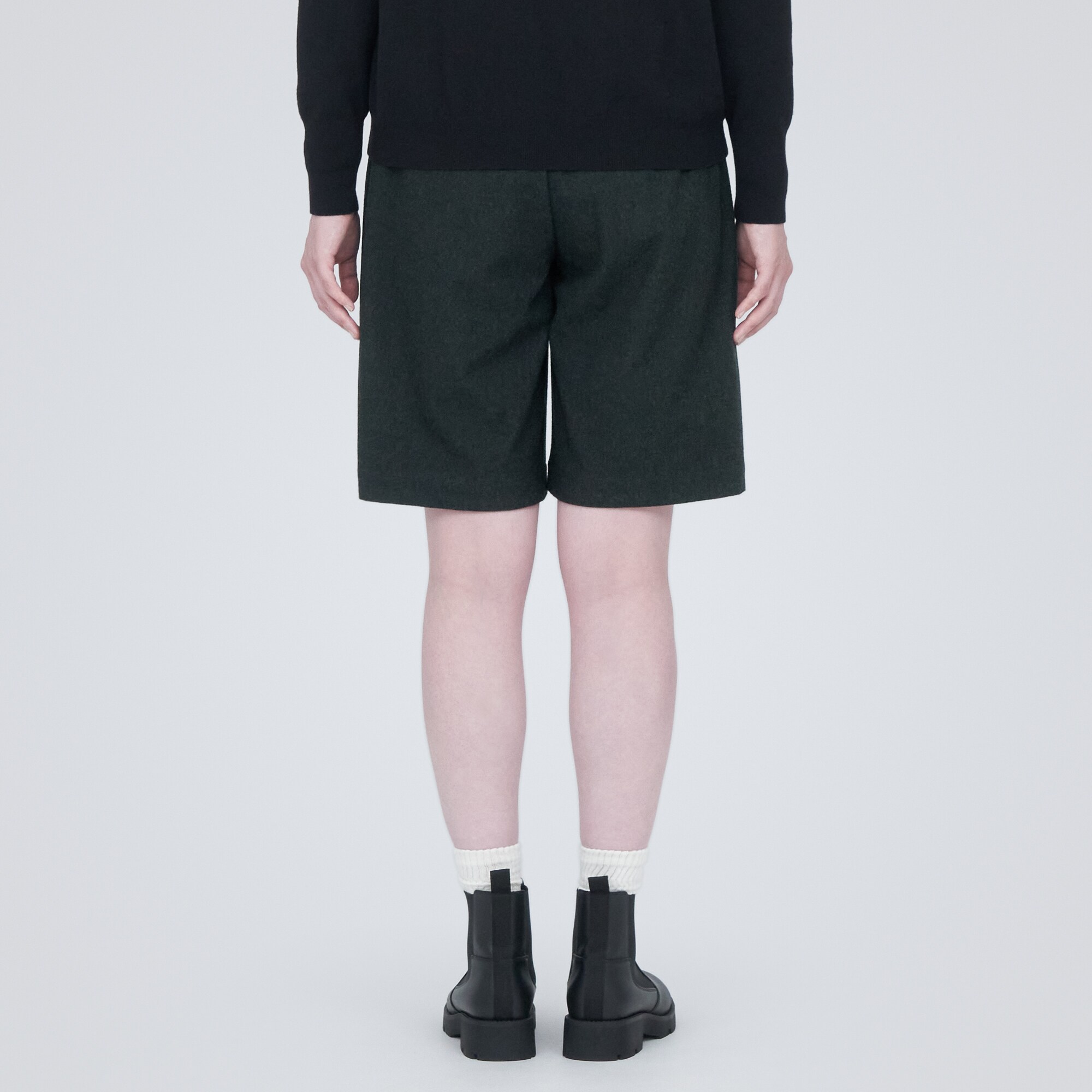 ストレッチ起毛ハーフパンツ