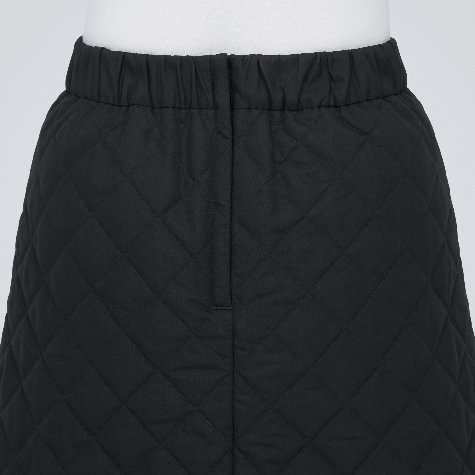 洗える　キルティングミニスカート