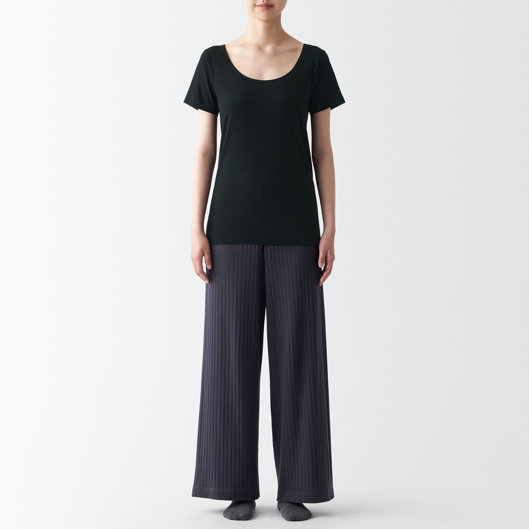 あったか綿　クルーネック半袖Ｔシャツ