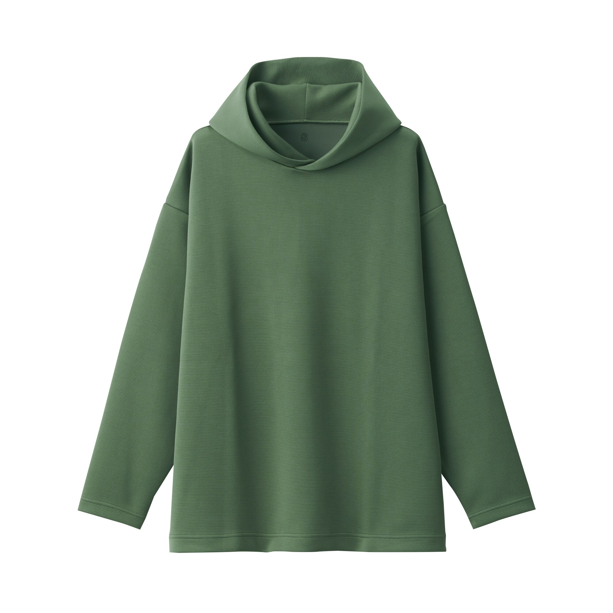 二重編みスウェットプルパーカー