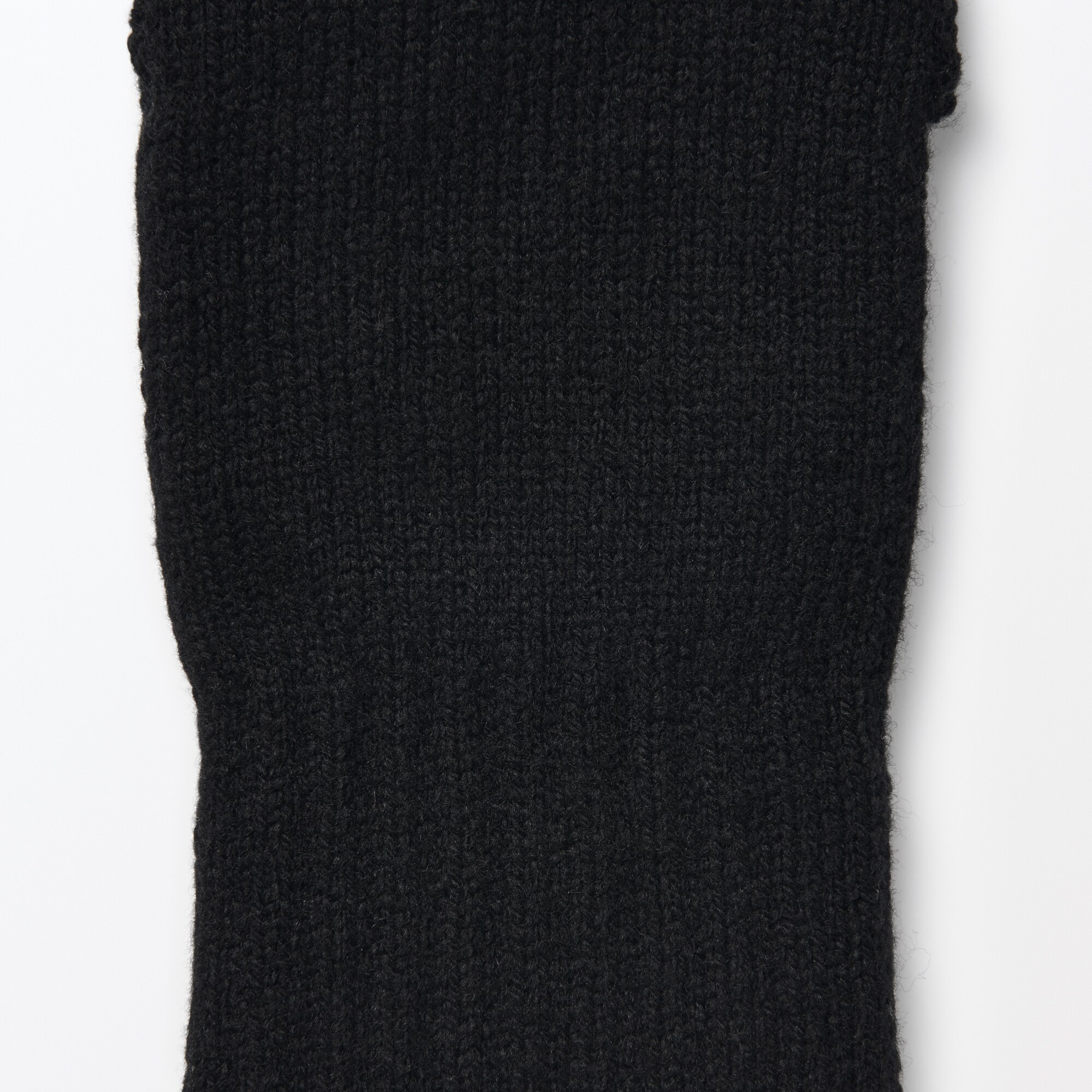 再生ポリエステル混　半指フード付き　手袋