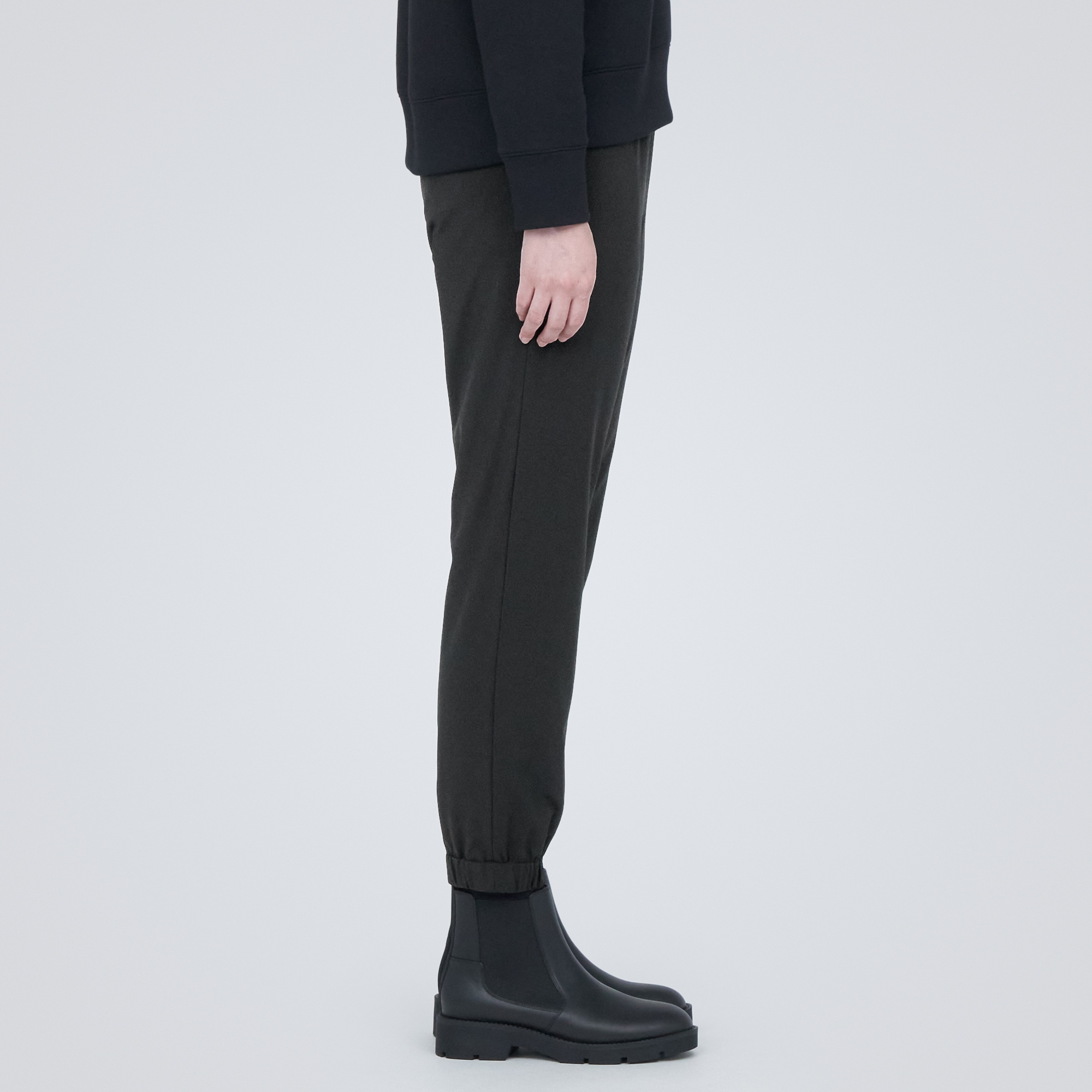 ストレッチ裏フリースジョガーパンツ