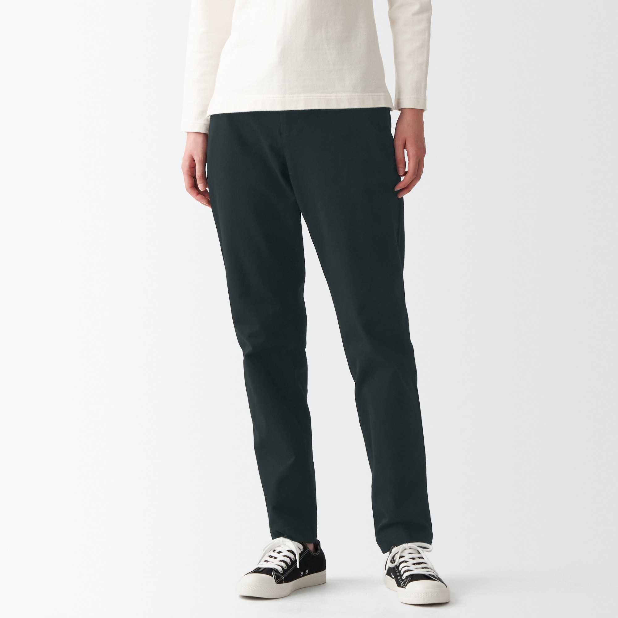 縦横ストレッチチノボーイフィットパンツ（股下７５ｃｍ）