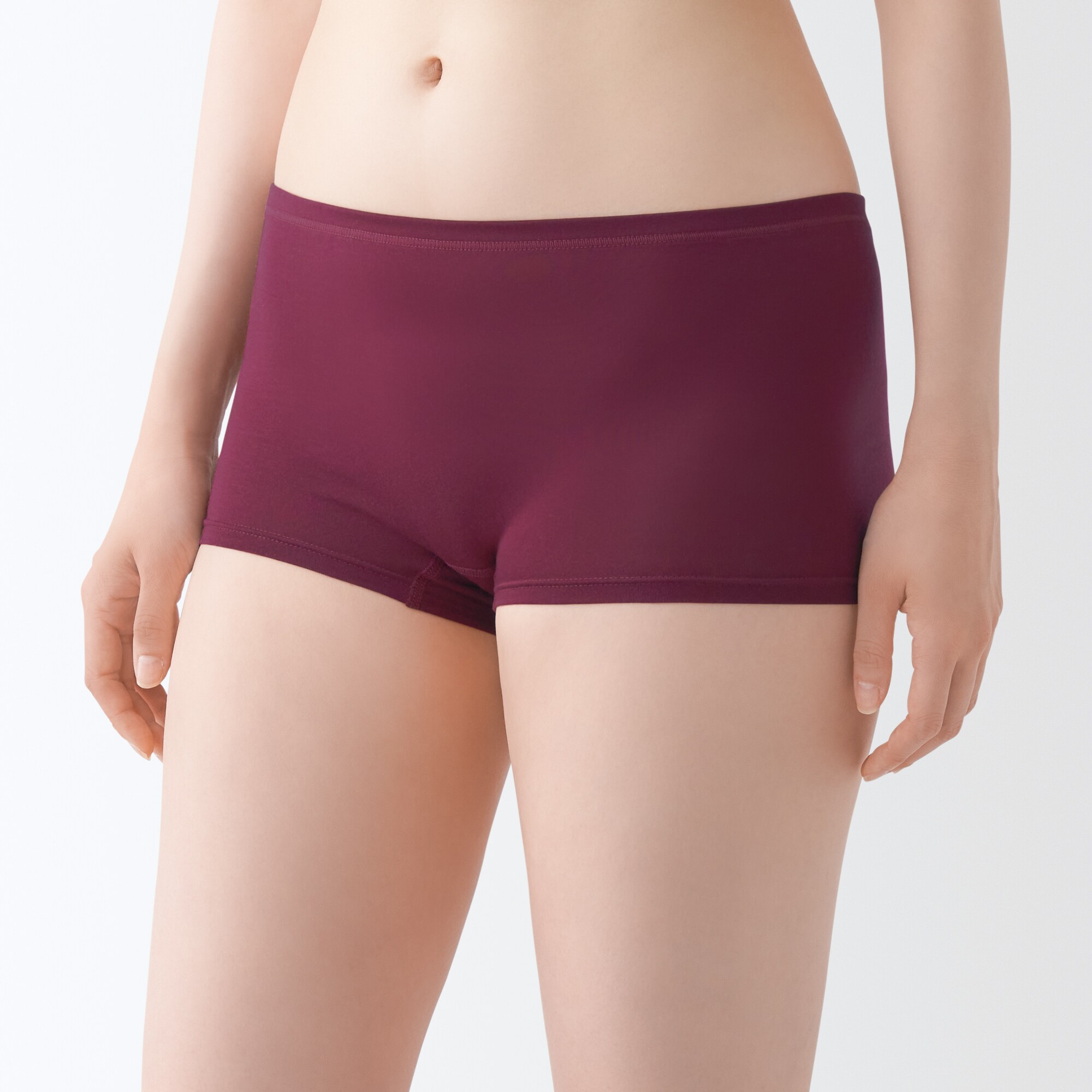 婦人　なめらかボクサーショーツ